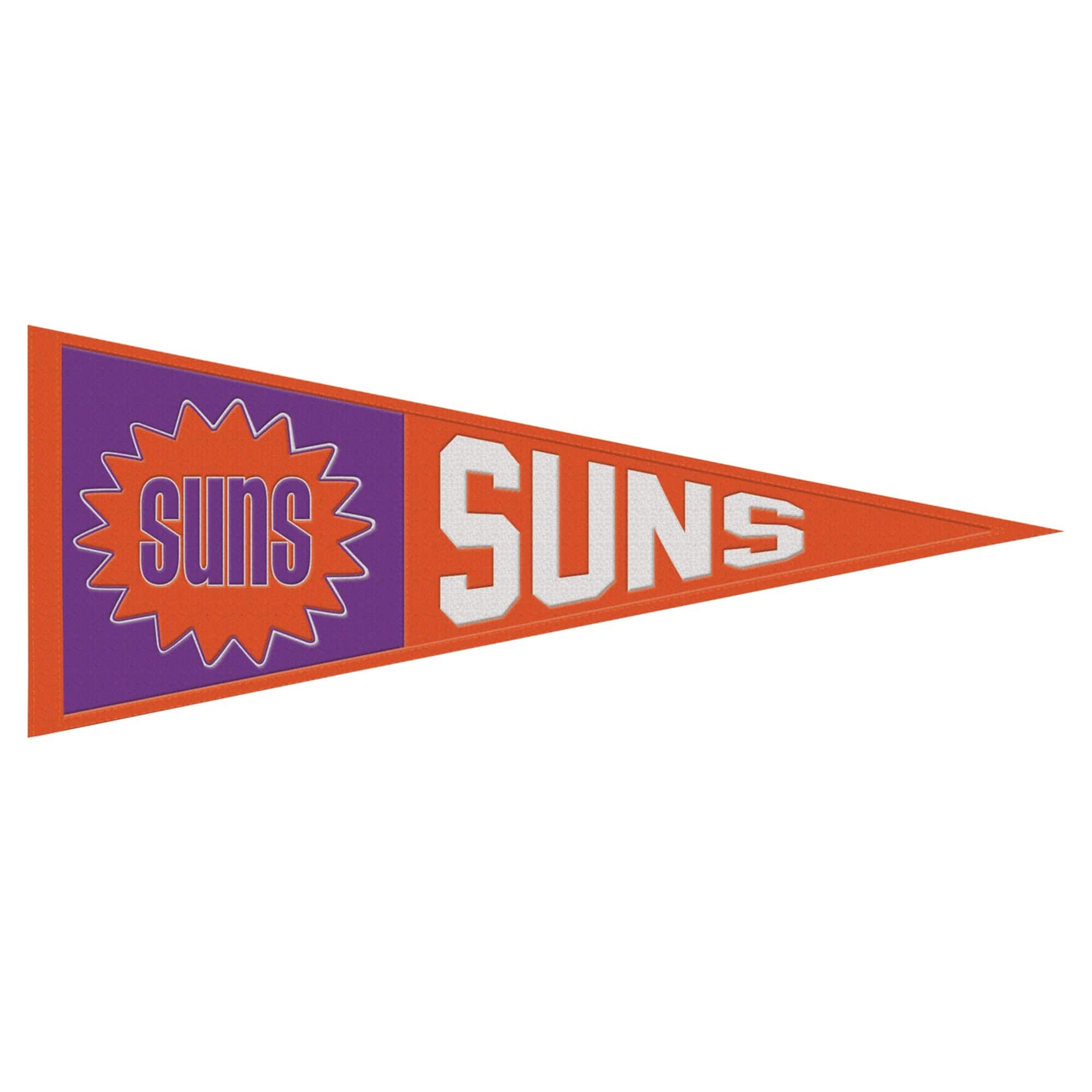 WinCraft - Phoenix Suns 13" x 32" Retro Logo Pennant - Multicolor