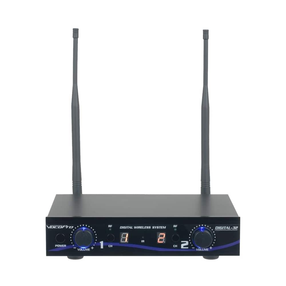 VocoPro - Wireless Microphone System - Black
