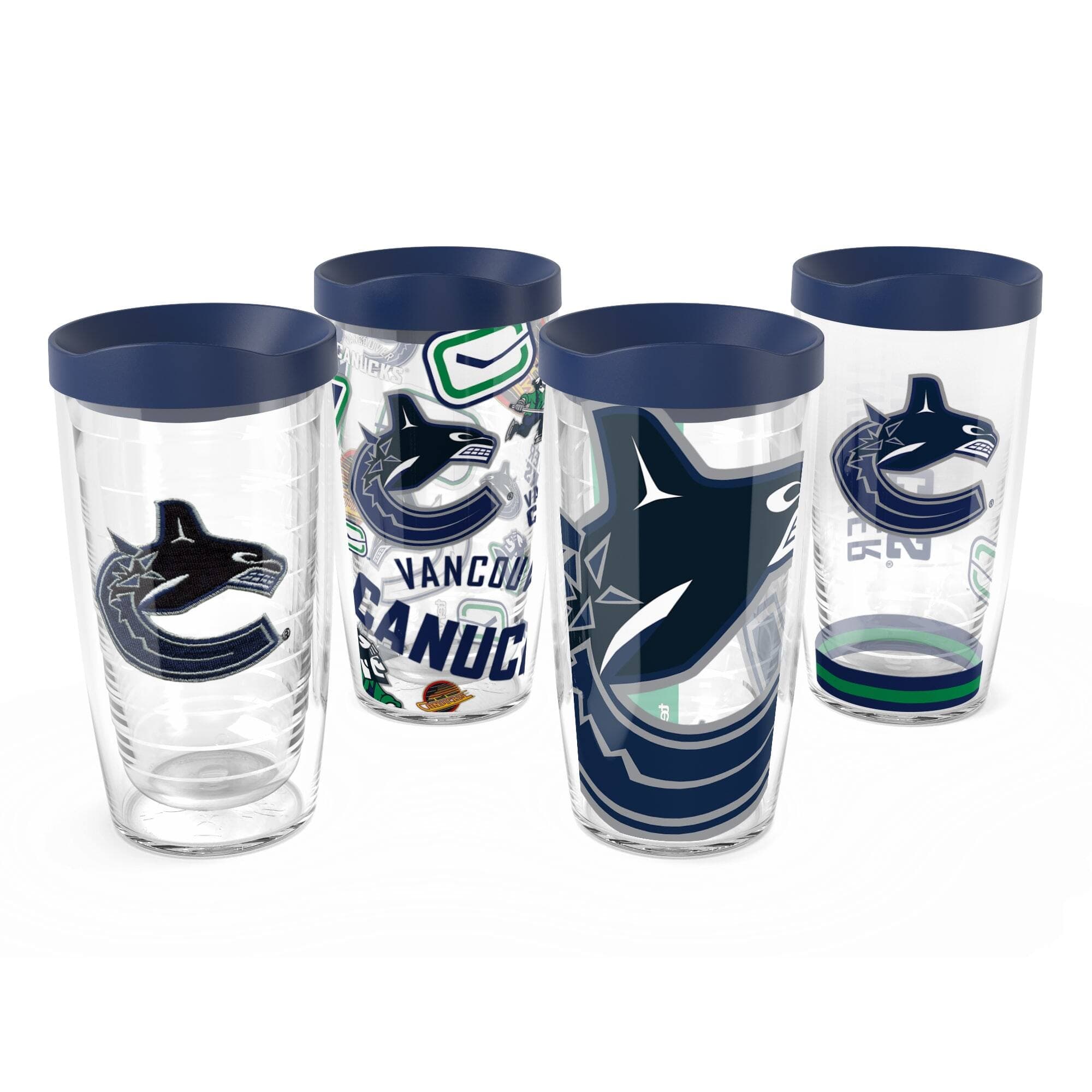 Tervis - Vancouver Canucks Four-Pack 16oz. Classic Tumbler Set - Multicolor