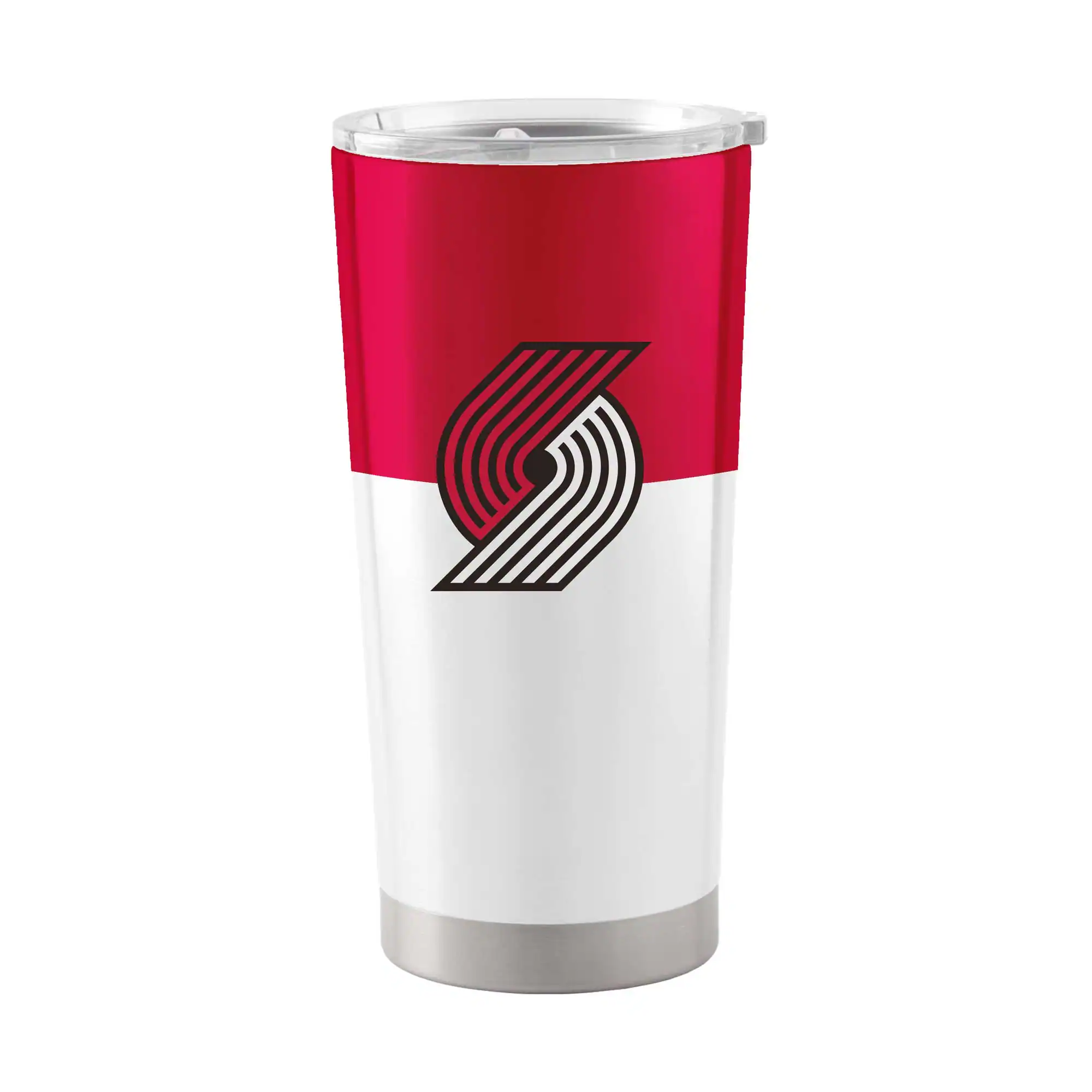 Logo Brands - Portland Trail Blazers 20oz. Colorblock Stainless Steel Tumbler - Multicolor