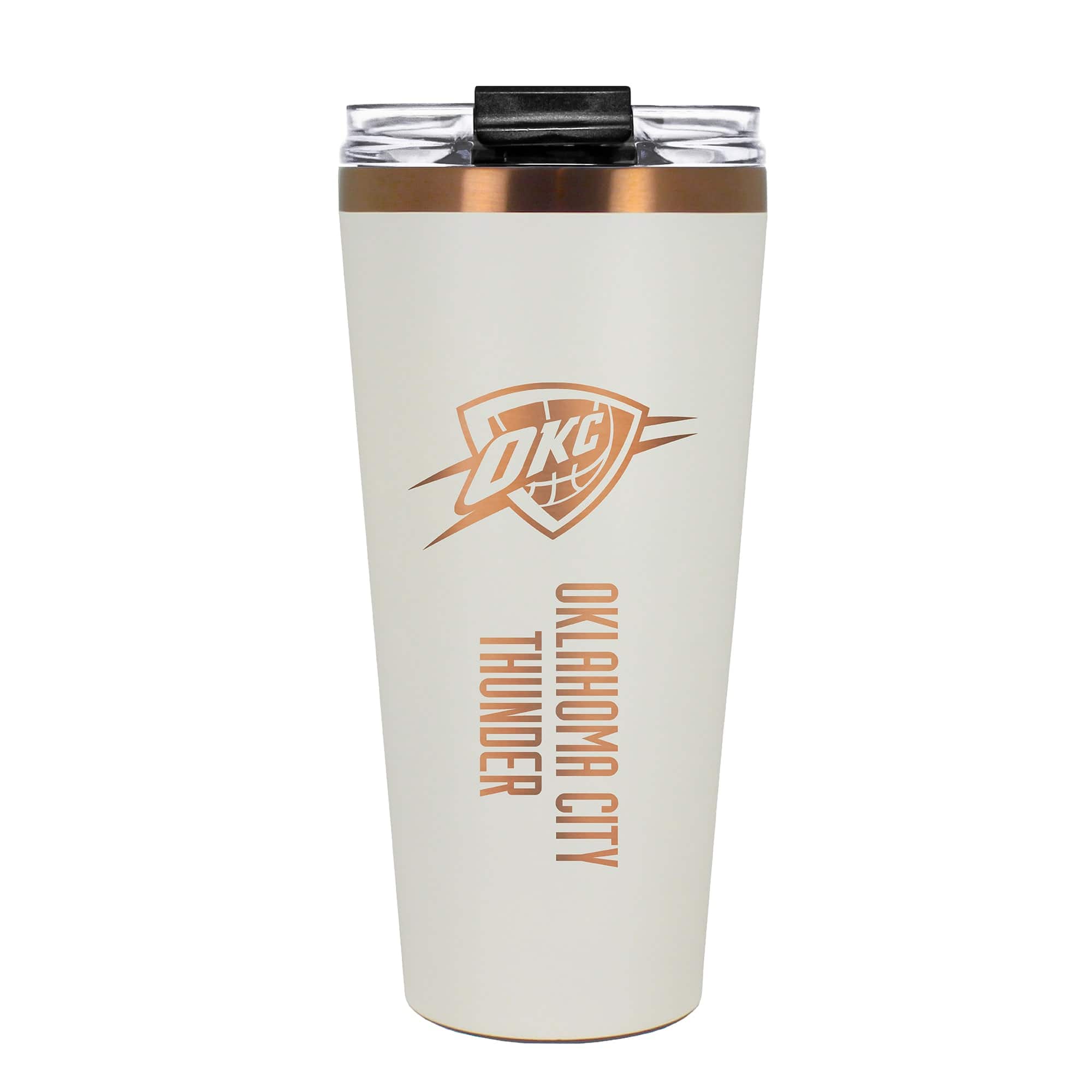Great American Products - Oklahoma City Thunder 30oz. Big Slim Tumbler - Cream