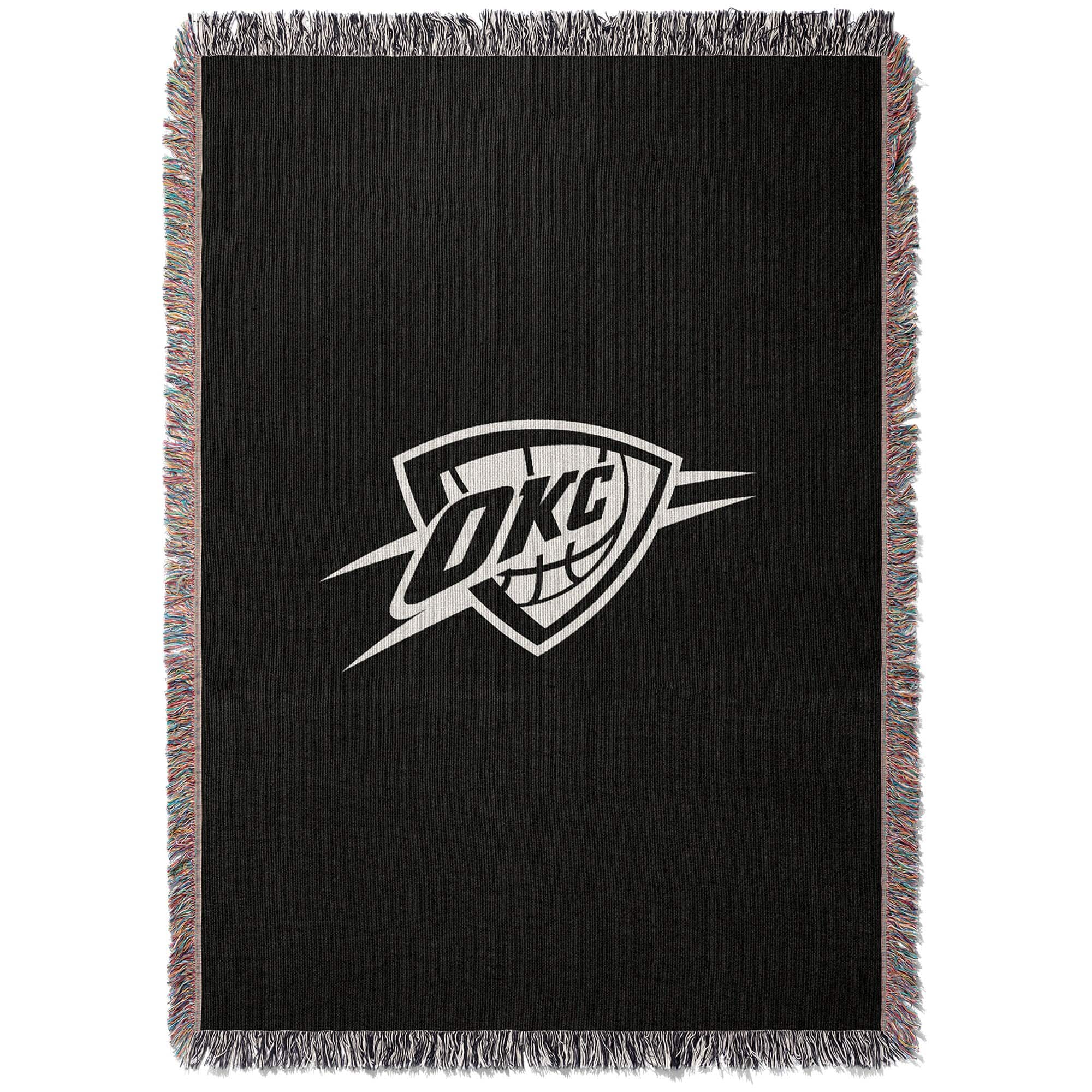 Chad & Jake - Oklahoma City Thunder Woven Blanket - Black