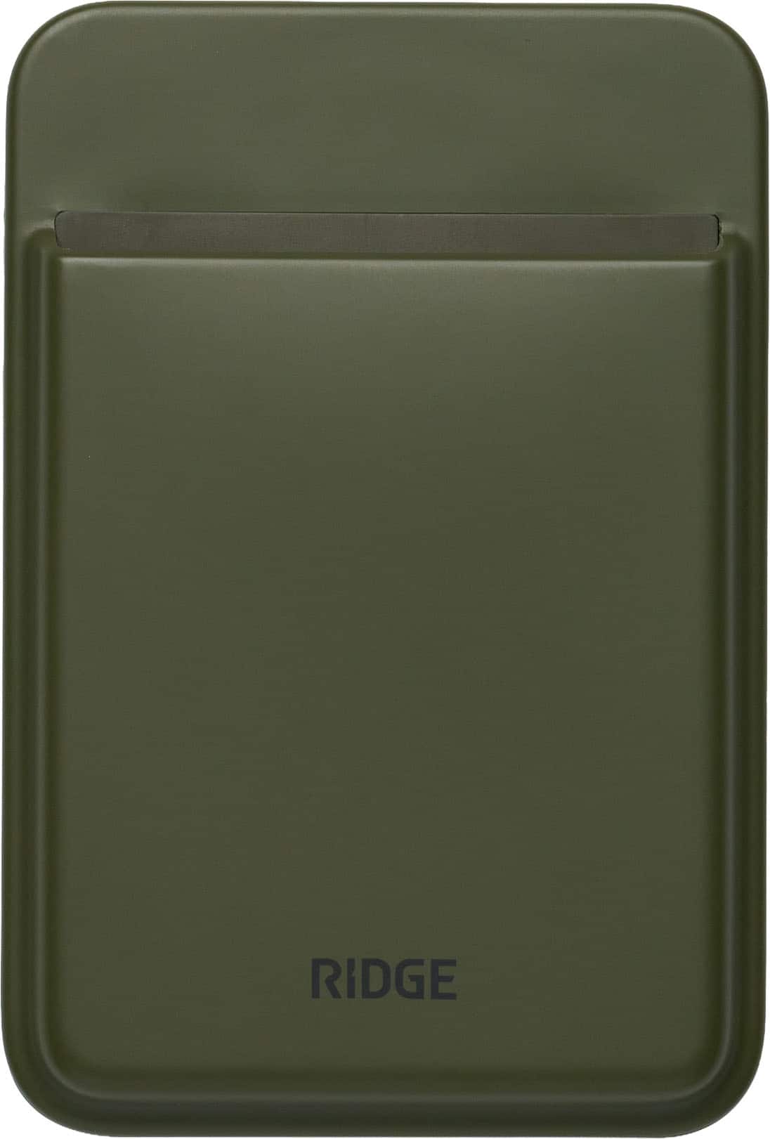 The Ridge Wallet - Magsafe Cardholder - Matte Olive - Green