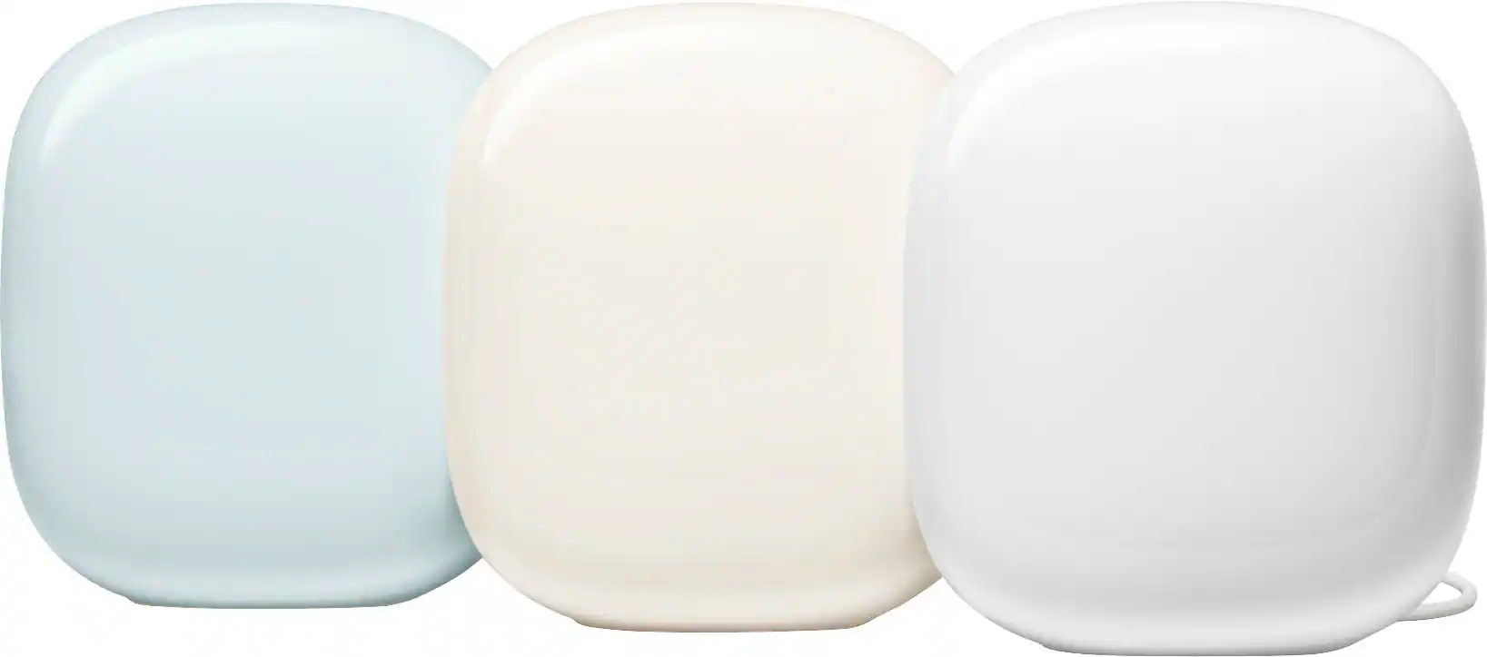 Google - Nest Wifi Pro 6e AXE5400 Mesh Router (3-pack) - Multi-Color