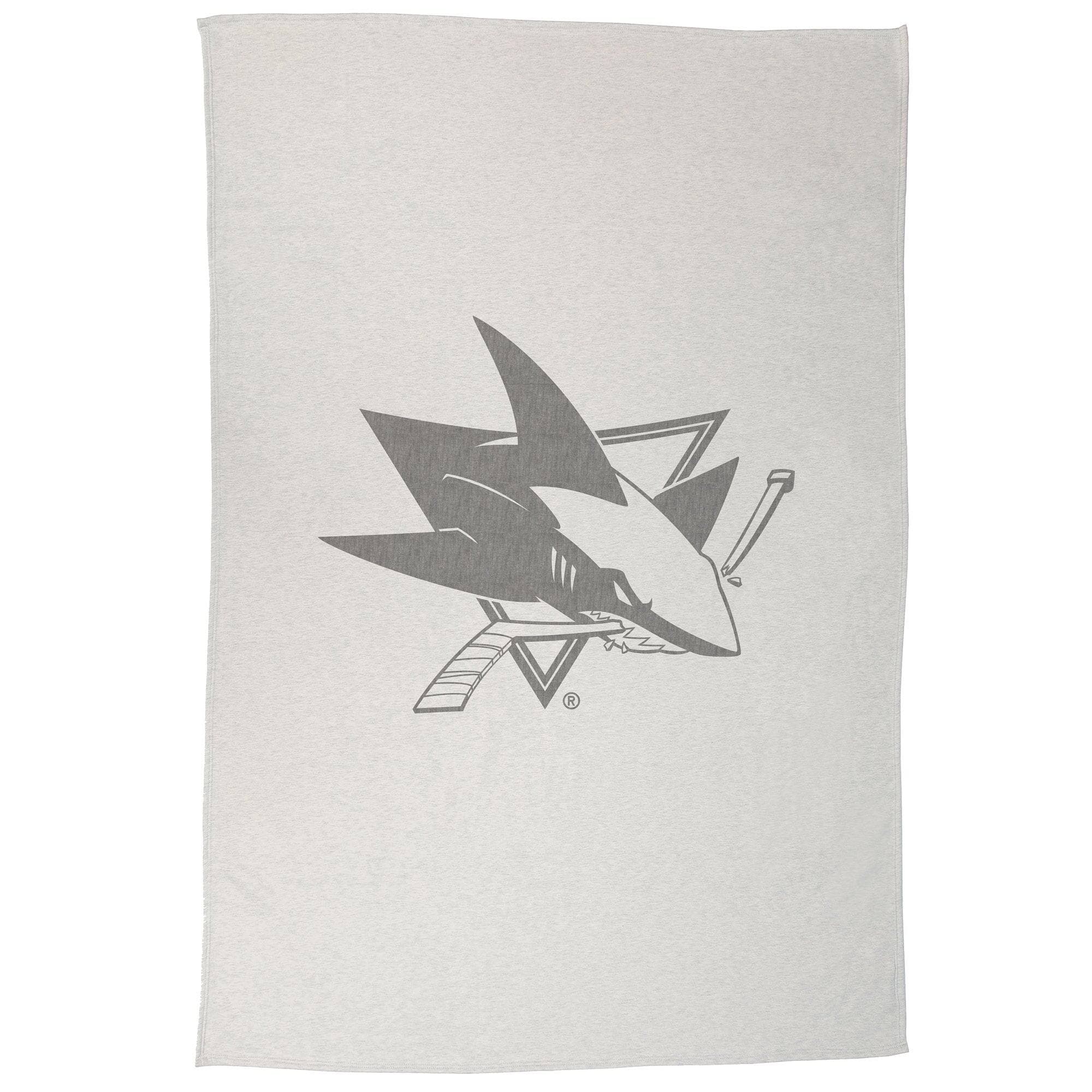 Logo Brands - San Jose Sharks 54" x 84" Sweatshirt Blanket - Multicolor
