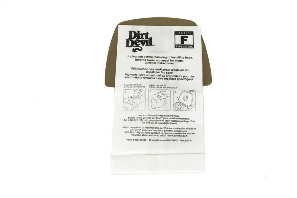 Dirt Devil - Vacuum Bags for Vacuum Part #1200103001 150 Pack