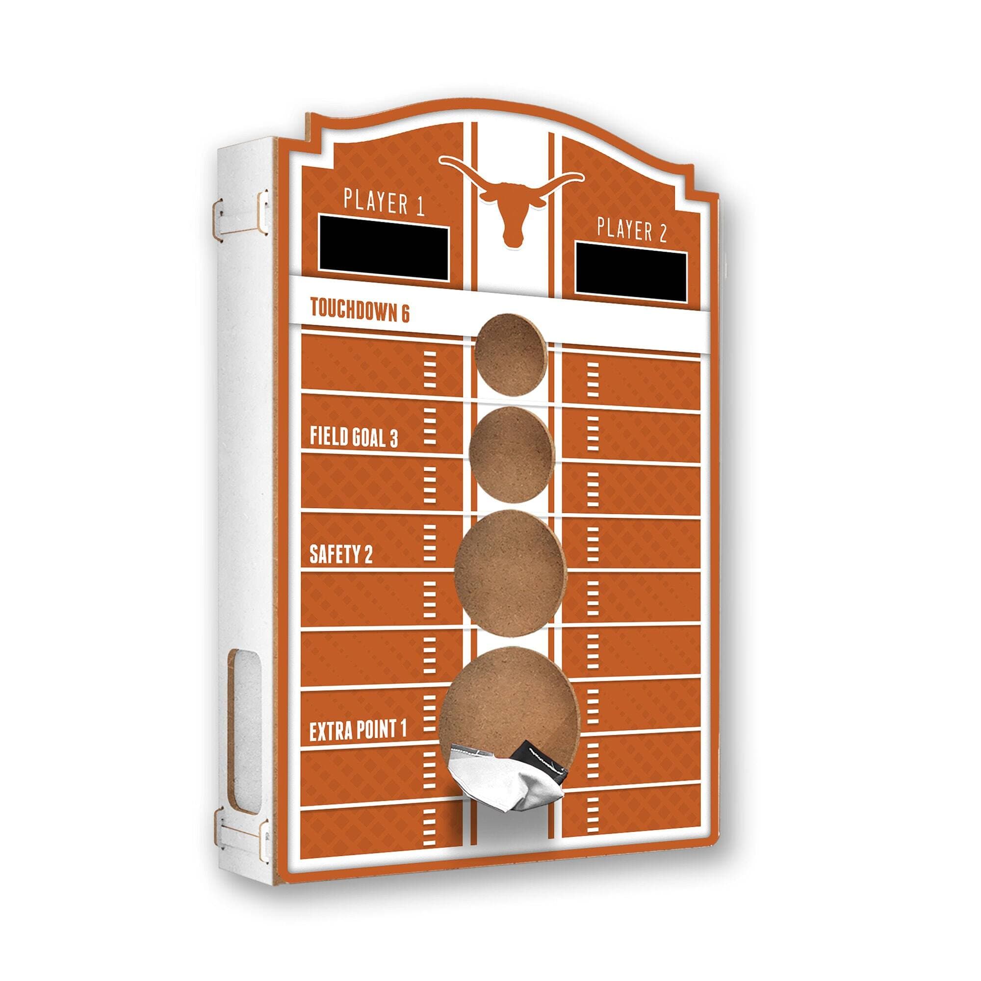 Fan Creations - Texas Longhorns Hanging Bean Bag Toss Game - Multicolor