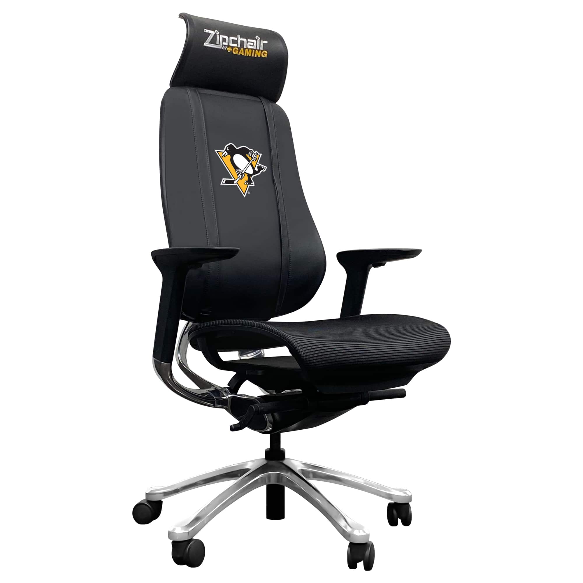 DreamSeat - Pittsburgh Penguins PhantomX Gaming Chair - Black