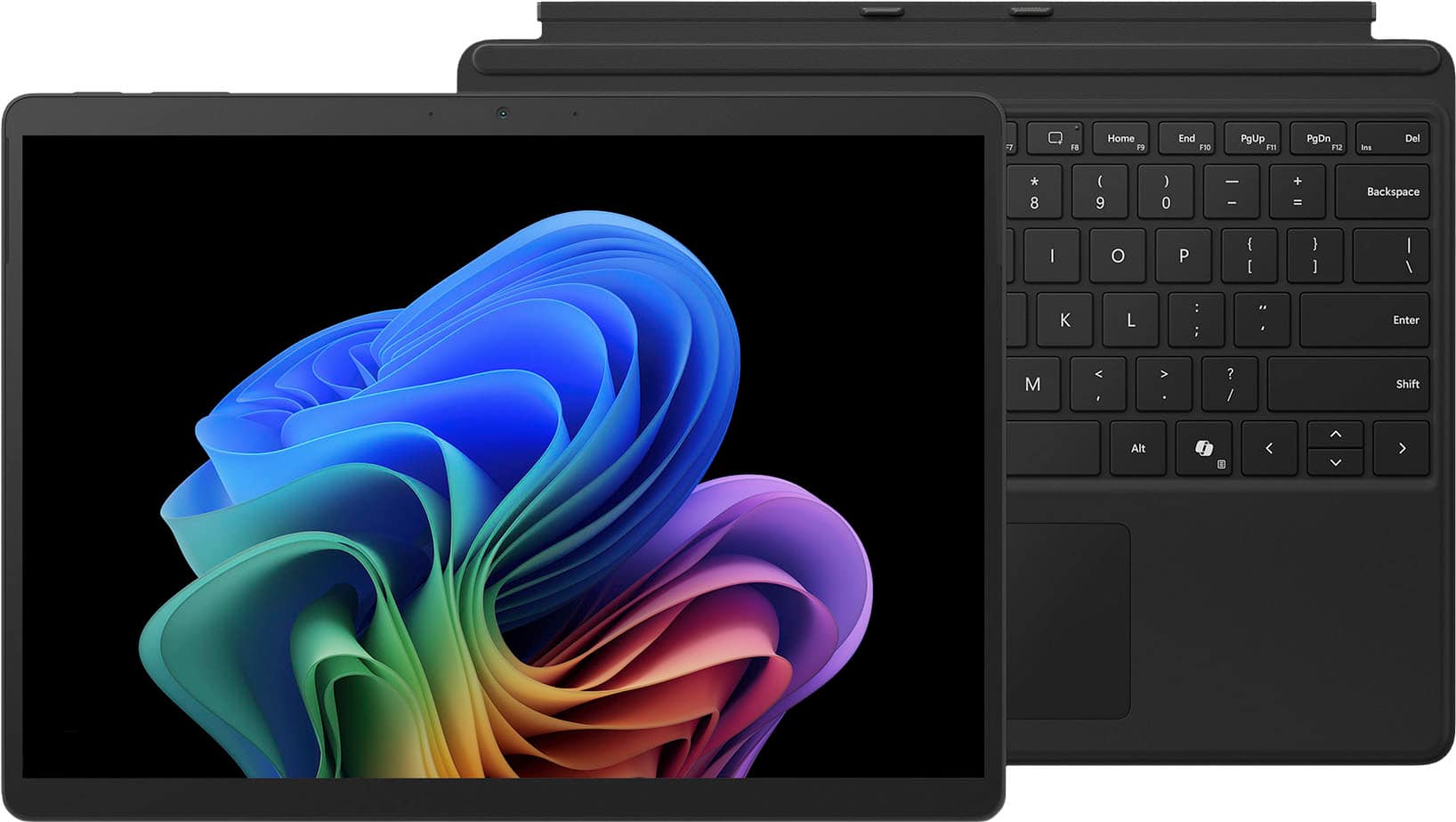 Microsoft - Surface Pro - Copilot+ PC - 13" - Snapdragon X Plus 10 Core - 16GB RAM - 512GB SSD - Device+Keyboard Bundle - Black