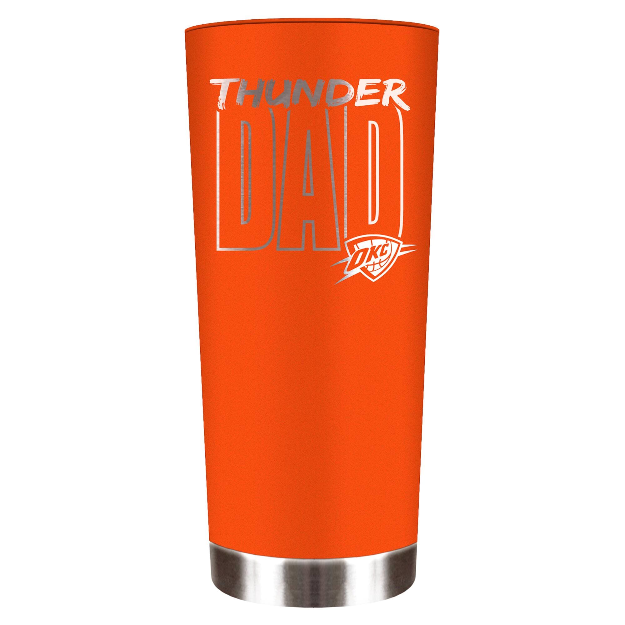 Great American Products - Oklahoma City Thunder Dad 18oz. Roadie Tumbler - Multicolor