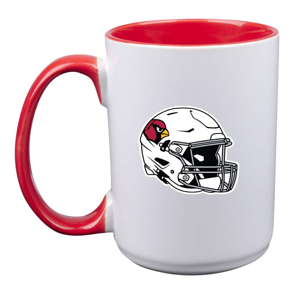 The Memory Company - Taza de Casco de 15oz. de los Arizona Cardinals - Multicolor