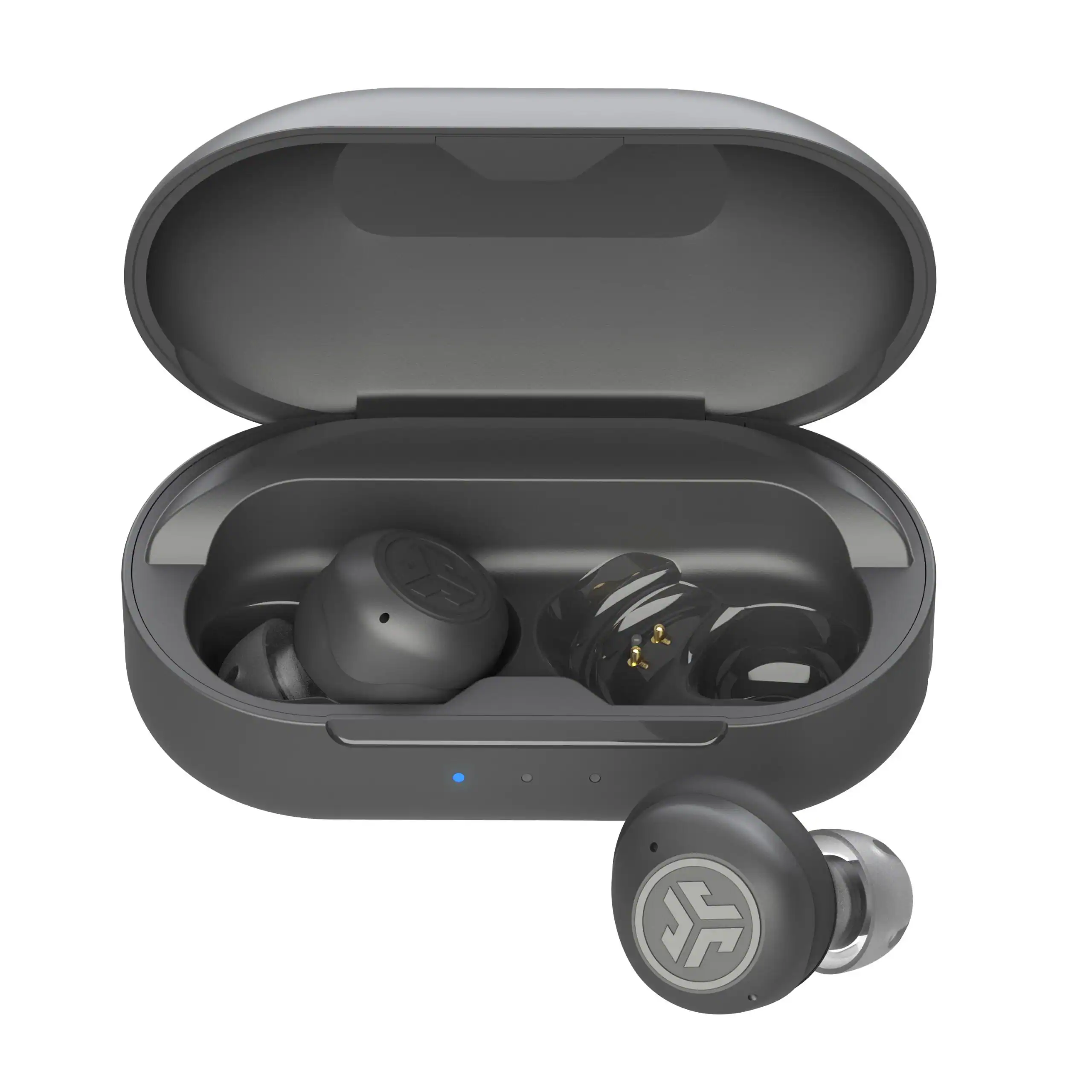 JLab - 2-in-1 Hear OTC Hearing Aid and Earbuds - Graphite