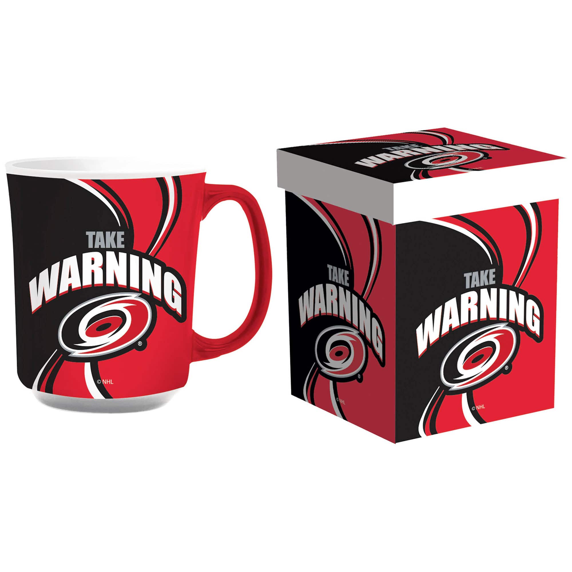 Evergreen Enterprises - Carolina Hurricanes 14oz. Ceramic Mug with Matching Box - Multicolor