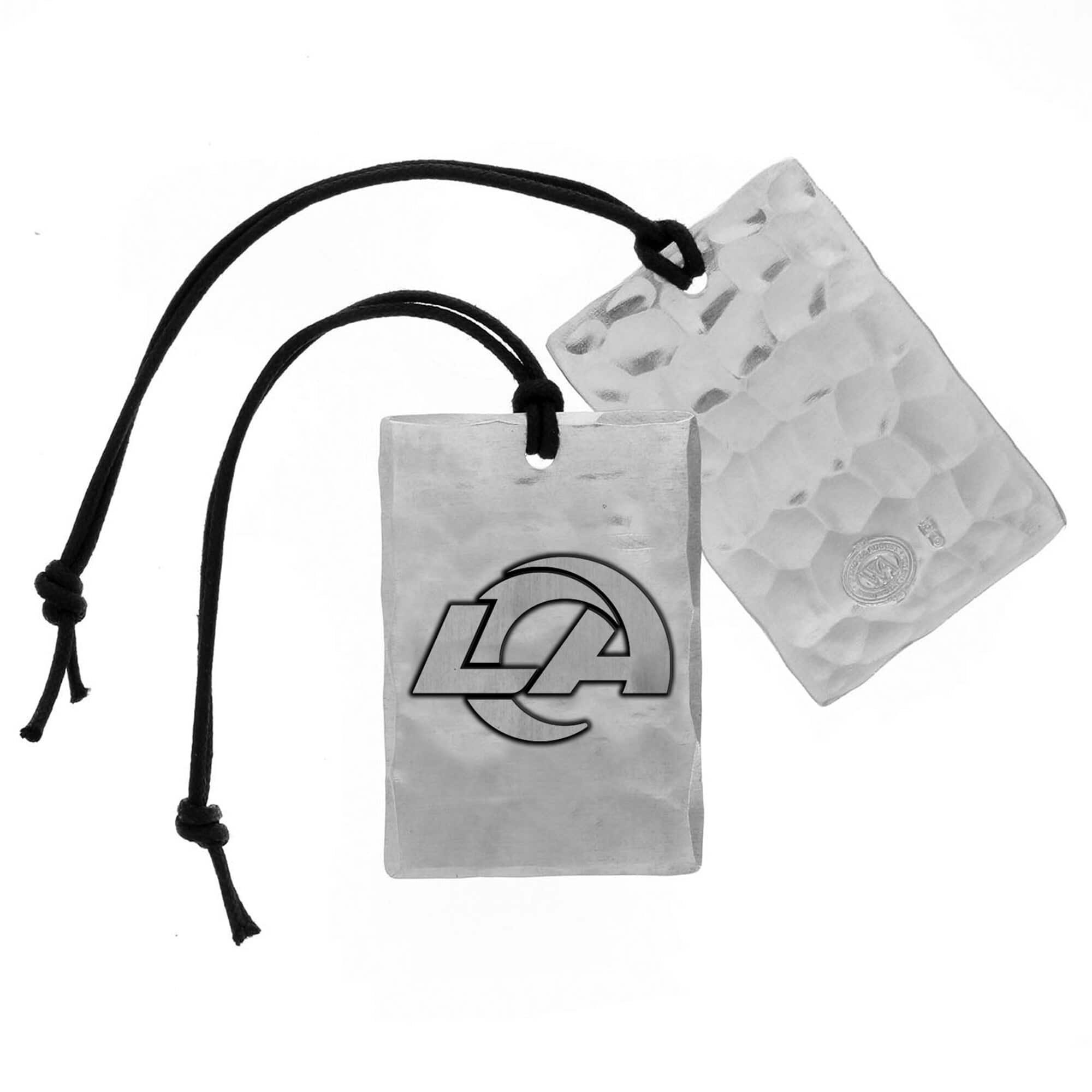 Wendell August Forge - Los Angeles Rams Bag Tag - Silver