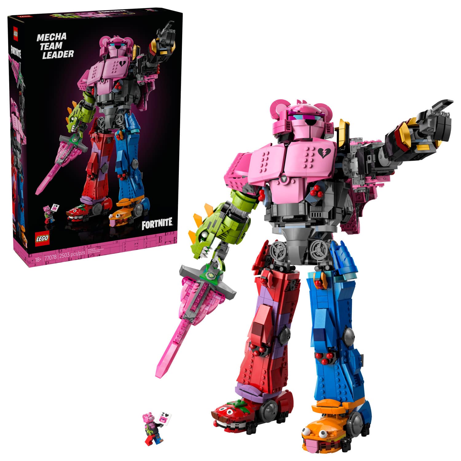 LEGO - Fortnite Mecha Team Leader Building Set for Adults 77078