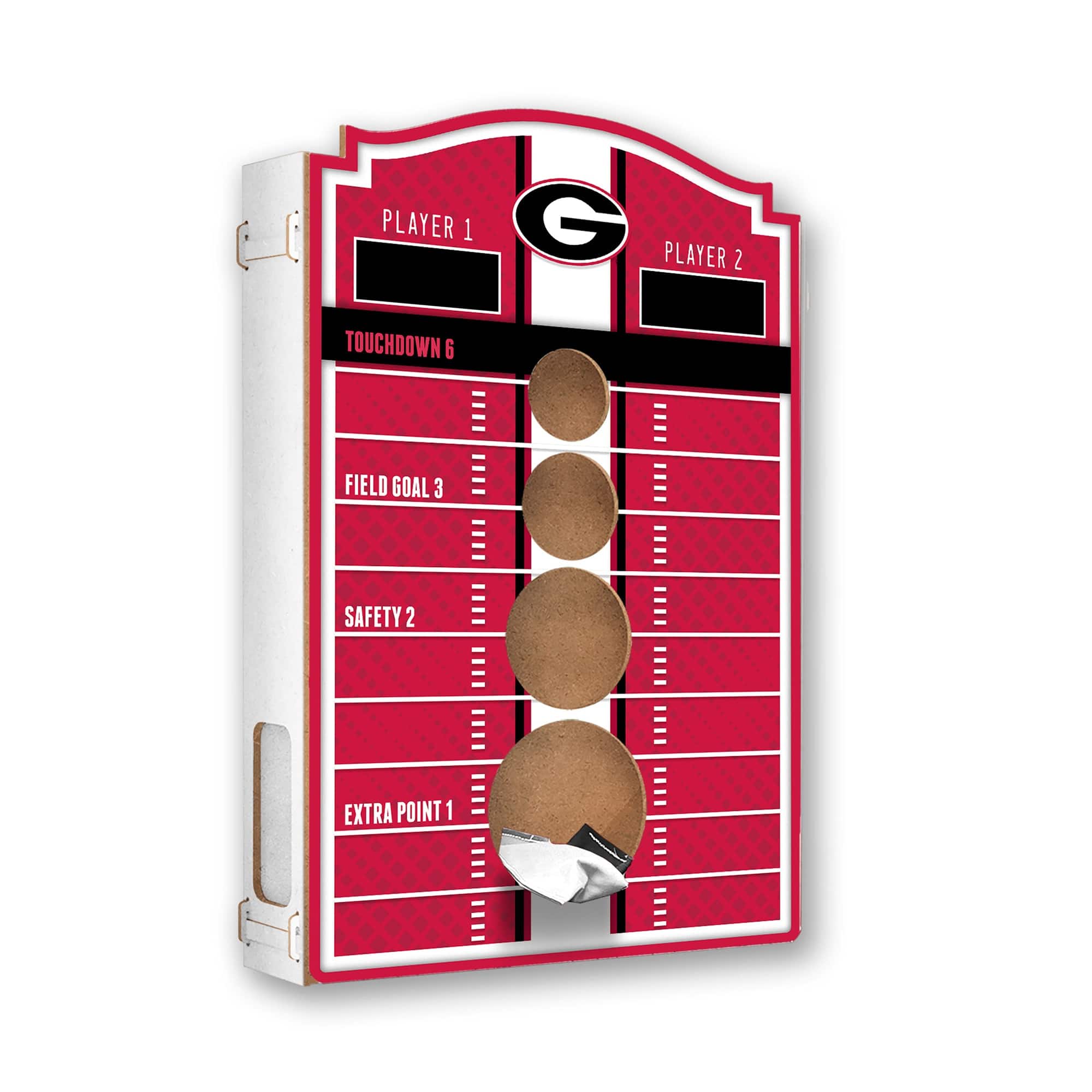 Fan Creations - Georgia Bulldogs Hanging Bean Bag Toss Game - Multicolor