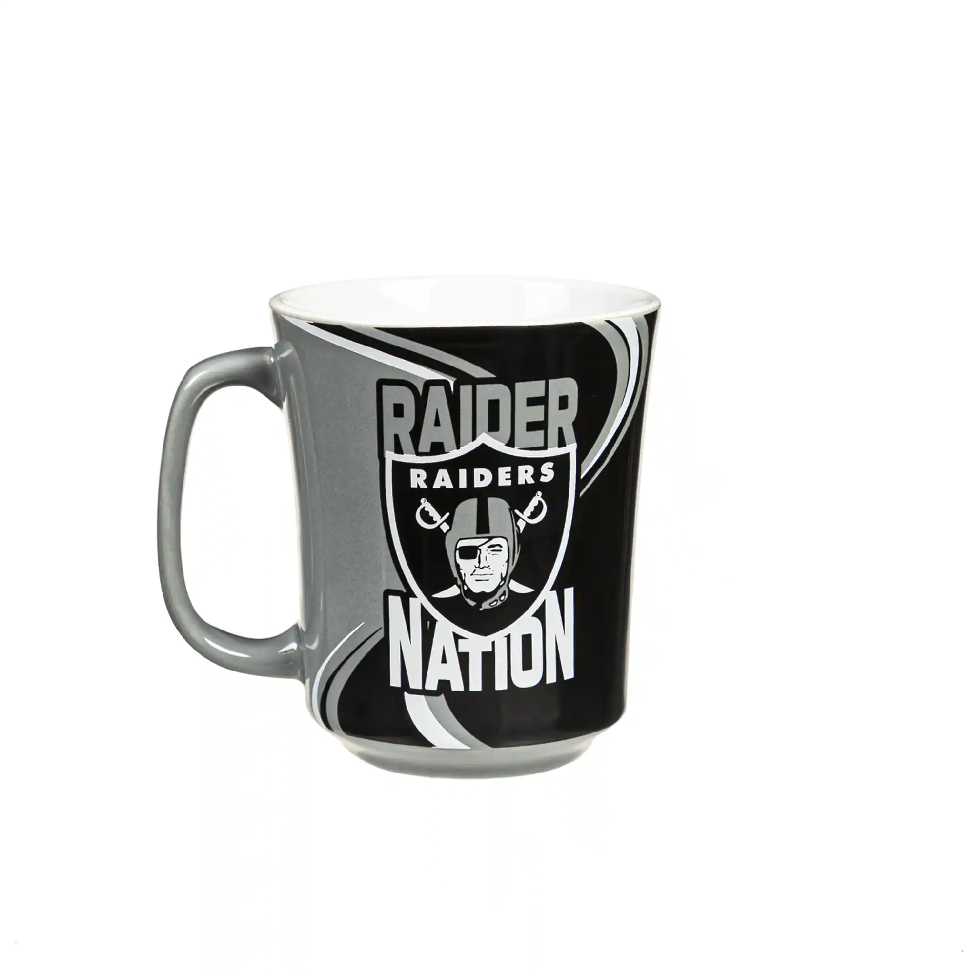 Evergreen Enterprises - Las Vegas Raiders 14oz. Ceramic Mug with Matching Box - Multicolor