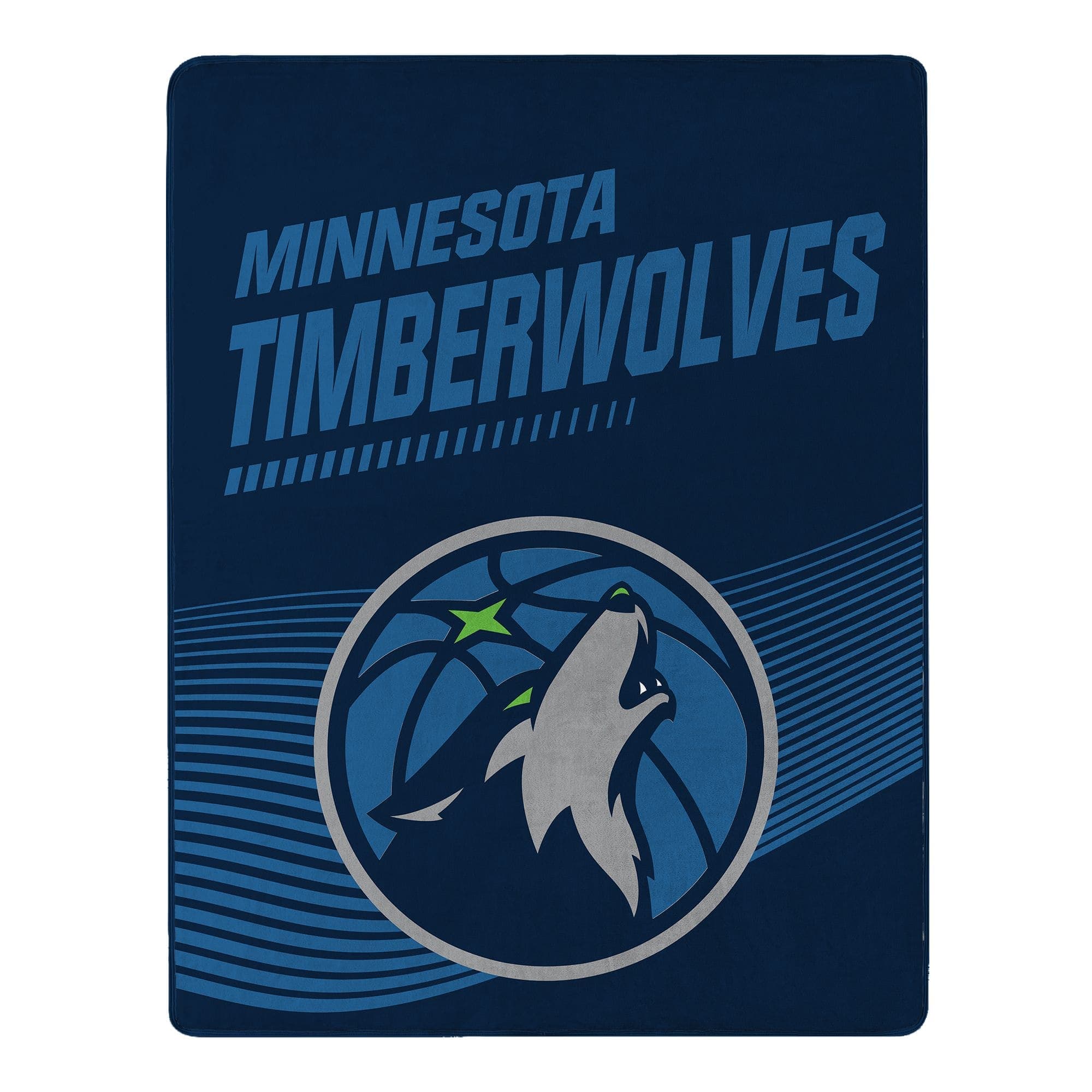 Sweet Home Collection - NBA Minnesota Timberwolves 60" x 80" Raschel Throw Blanket - Blue