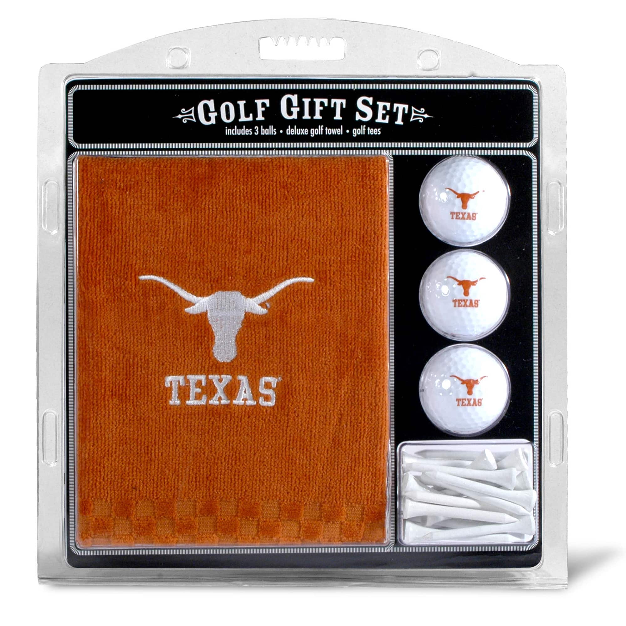 Team Golf - Texas Longhorns Embroidered Golf Gift Set - Multicolor