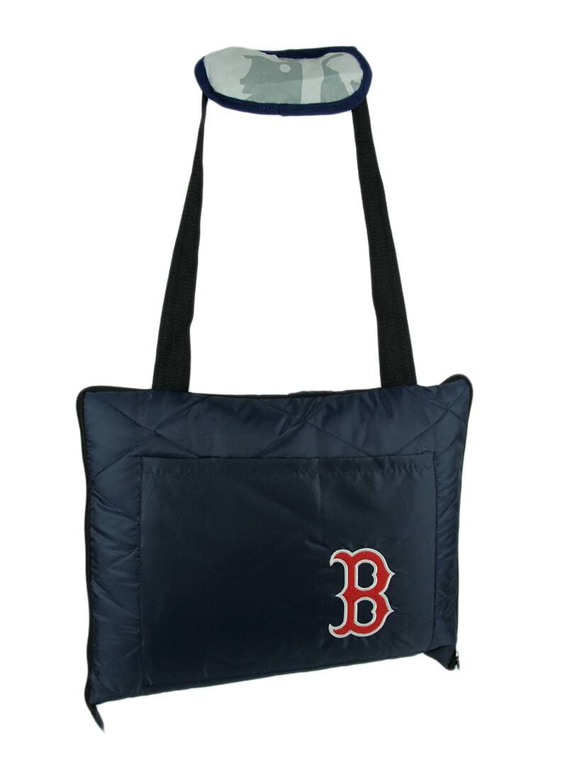 Northwest - Boston Red Sox Zip Up Travel Throw Blanket Stadium Cushion - Blue