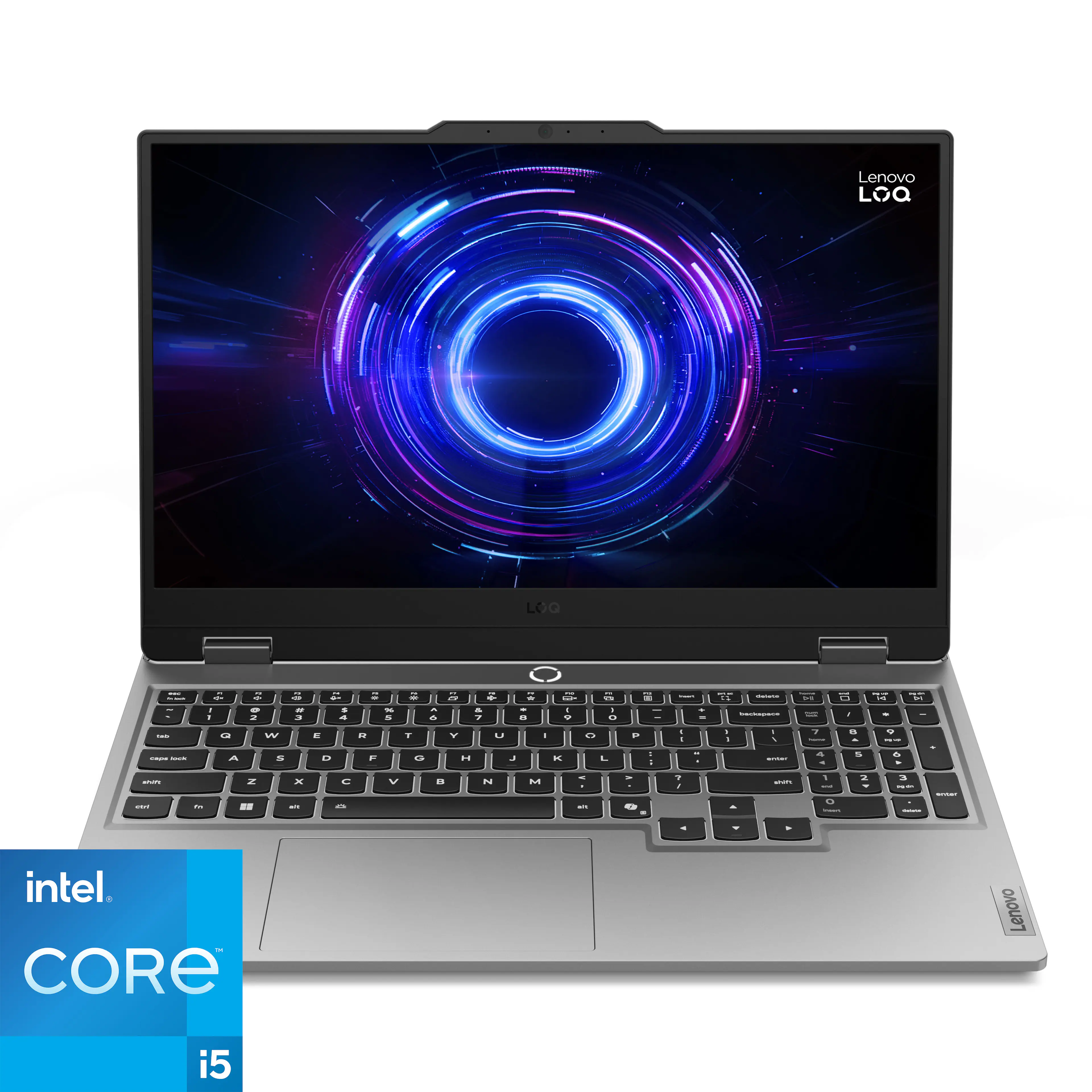 Lenovo - LOQ 15.6" Full HD Gaming Laptop - Intel Core i5-13450HX - 16GB Memory - NVIDIA GeForce RTX 5050 - 512GB SSD - Luna Grey