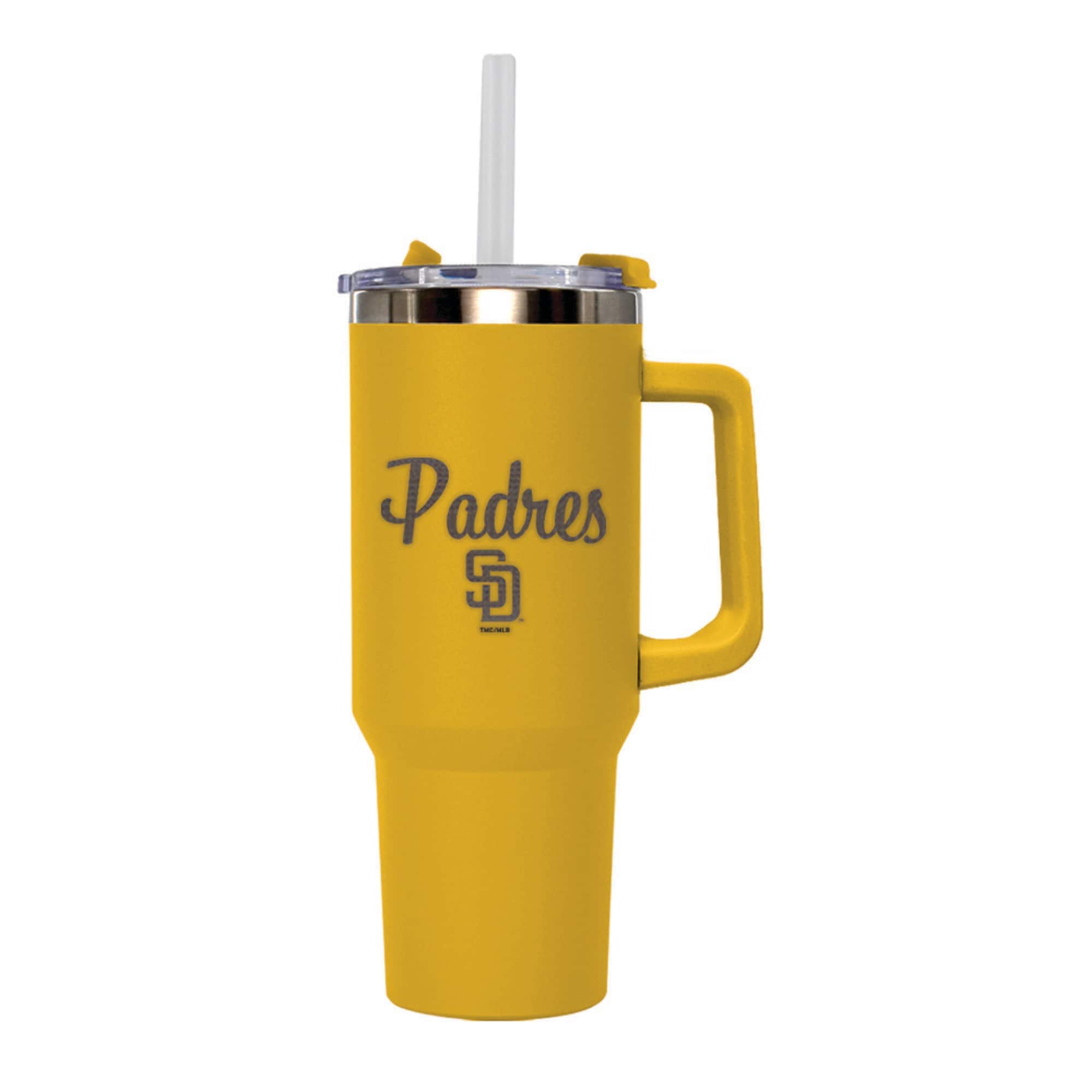 The Memory Company - San Diego Padres 40oz. Single Hit Bling Tumbler - Gold