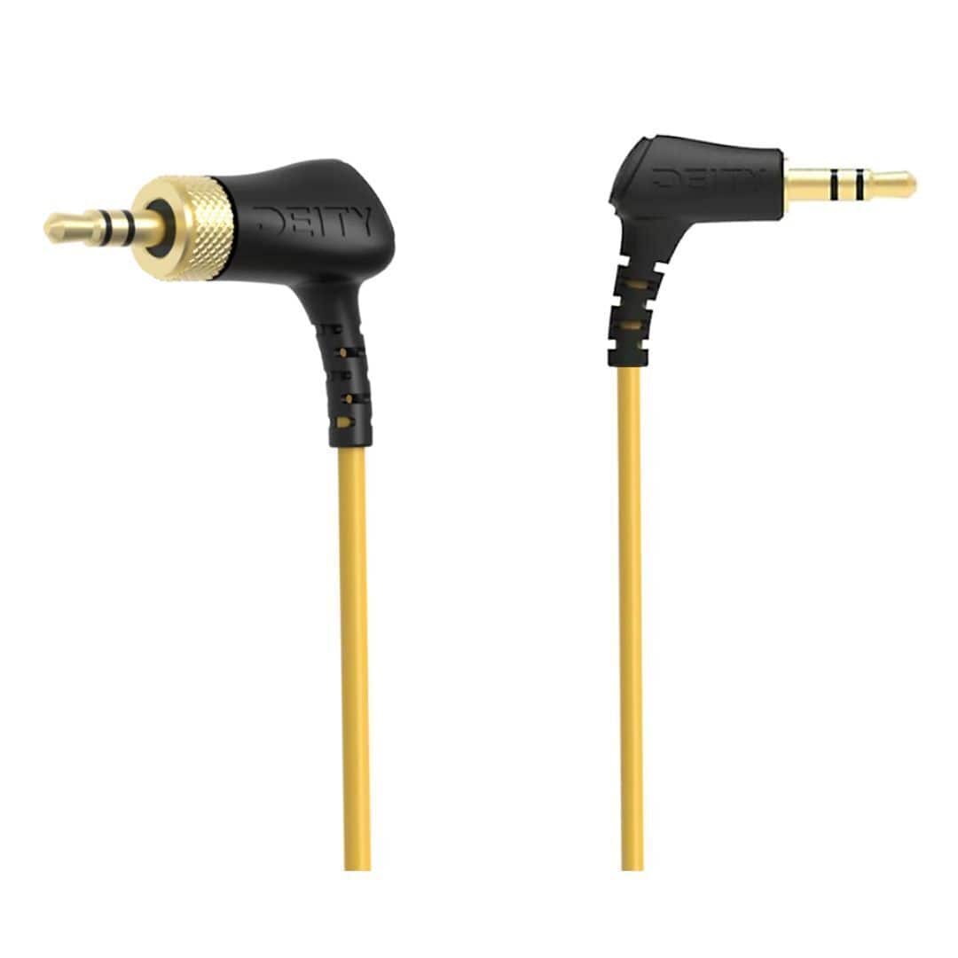 Deity - Microphones C12 19 Inch Right Angle Locking 3.5mm TRS to TRS Cable