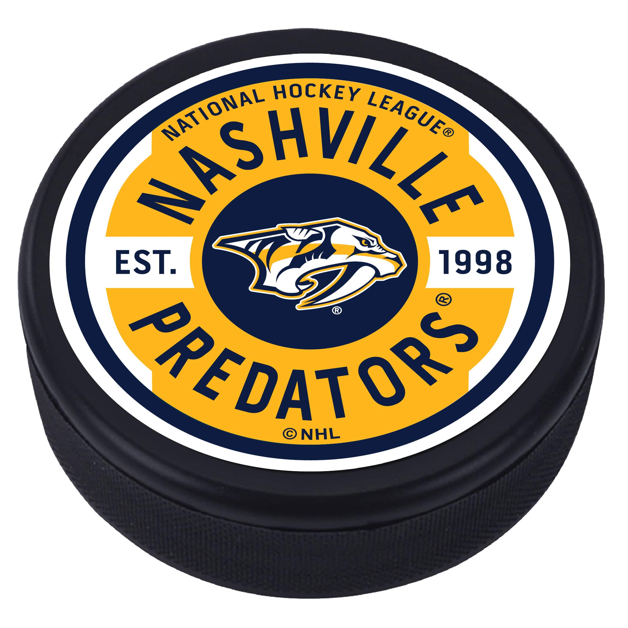 Mustang Drinkware - Nashville Predators Gear Hockey Puck - Multicolor