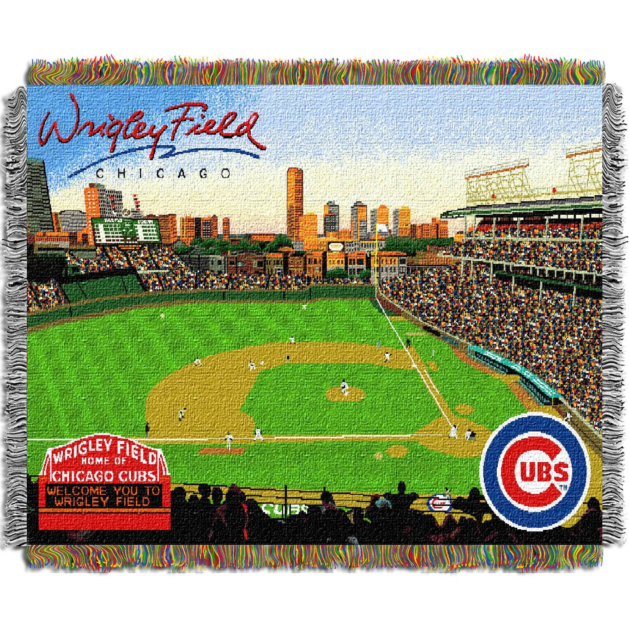 Northwest - Chicago Cubs 48" x 60" Stadium Tapestry Throw Blanket - Multicolor