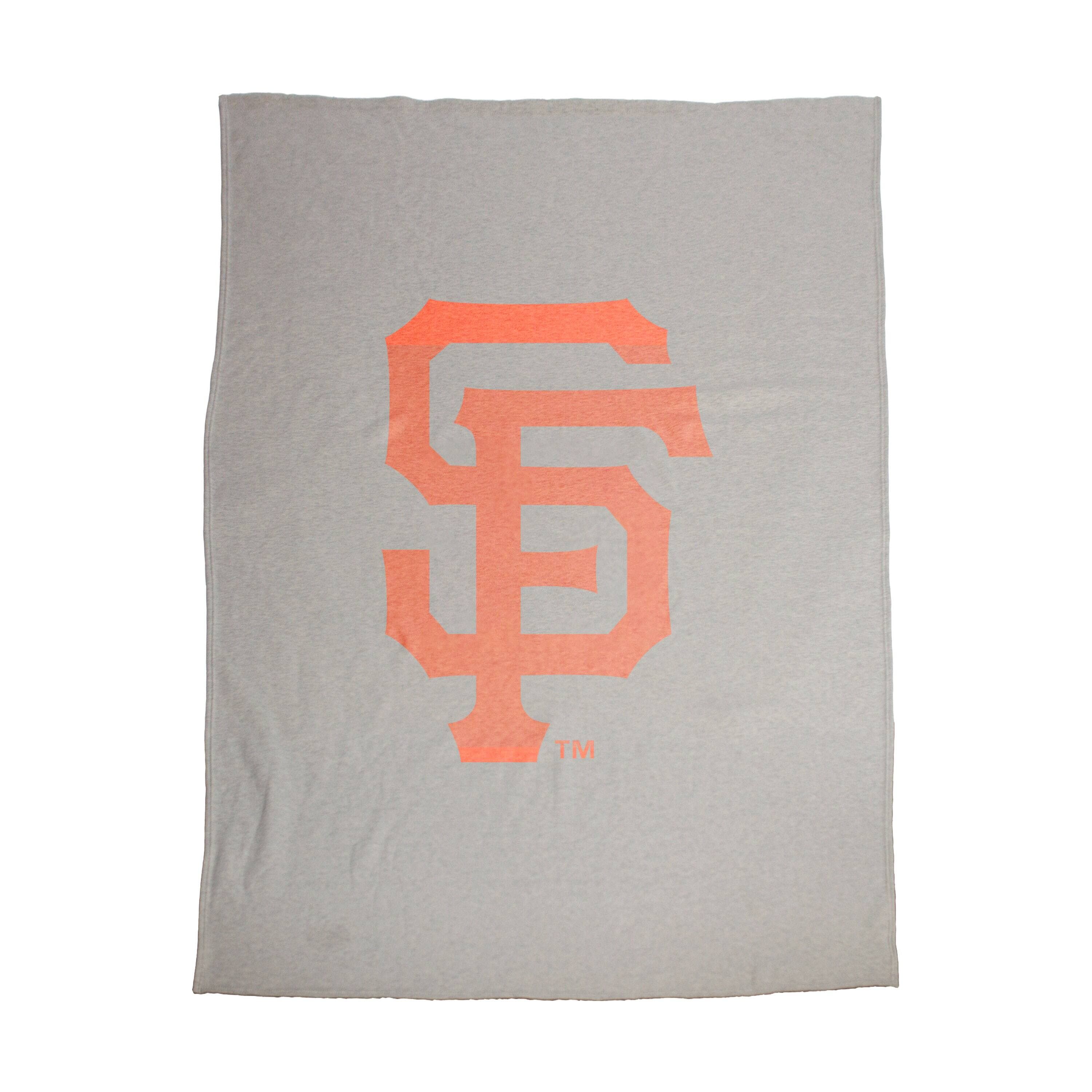 Logo Brands - San Francisco Giants 54" x 84" Sweatshirt Blanket - Multicolor
