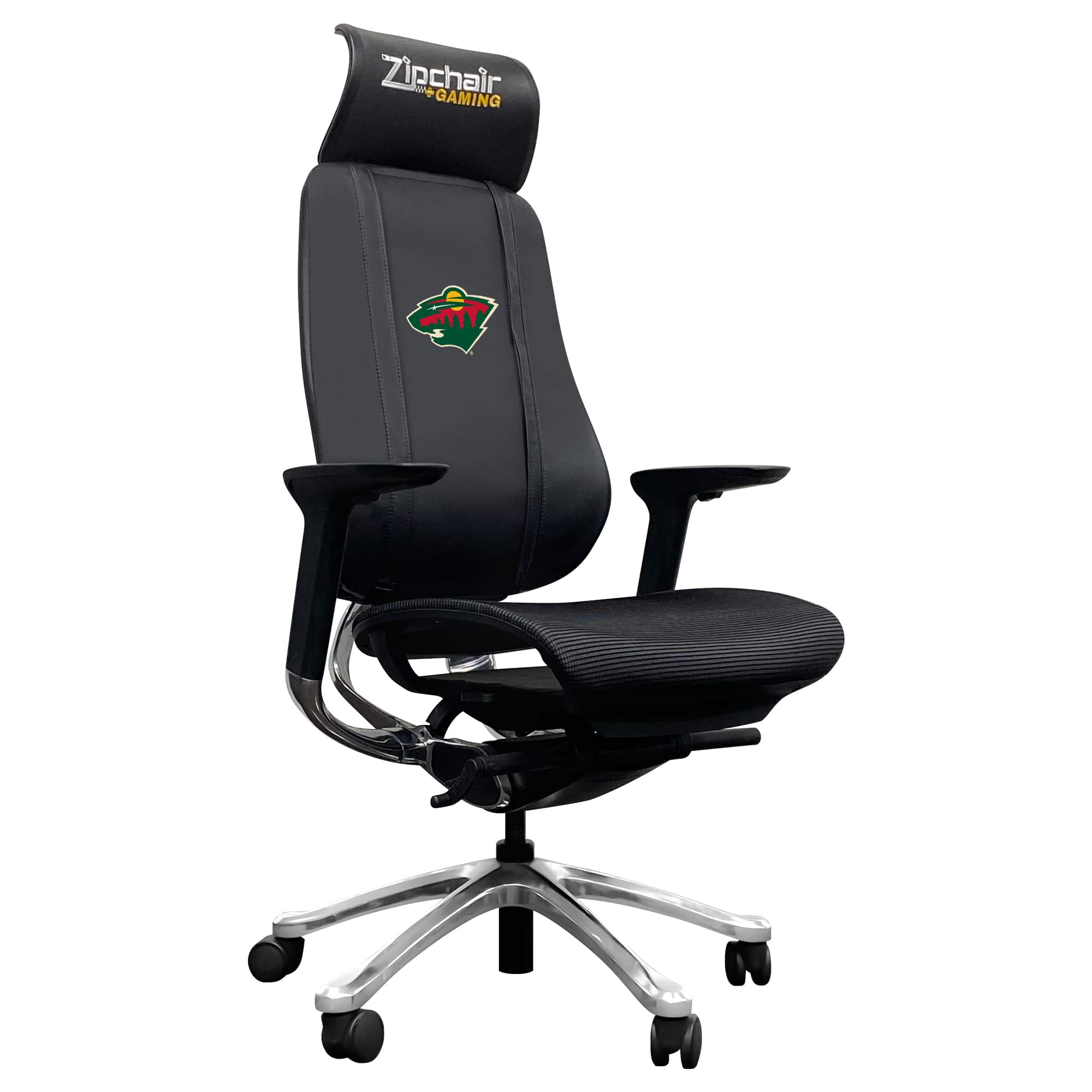 DreamSeat - Minnesota Wild PhantomX Gaming Chair - Black
