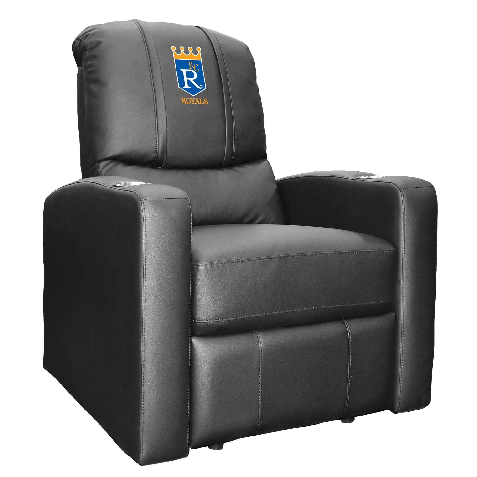 DreamSeat - Kansas City Royals Logo Stealth Manual Recliner - Black