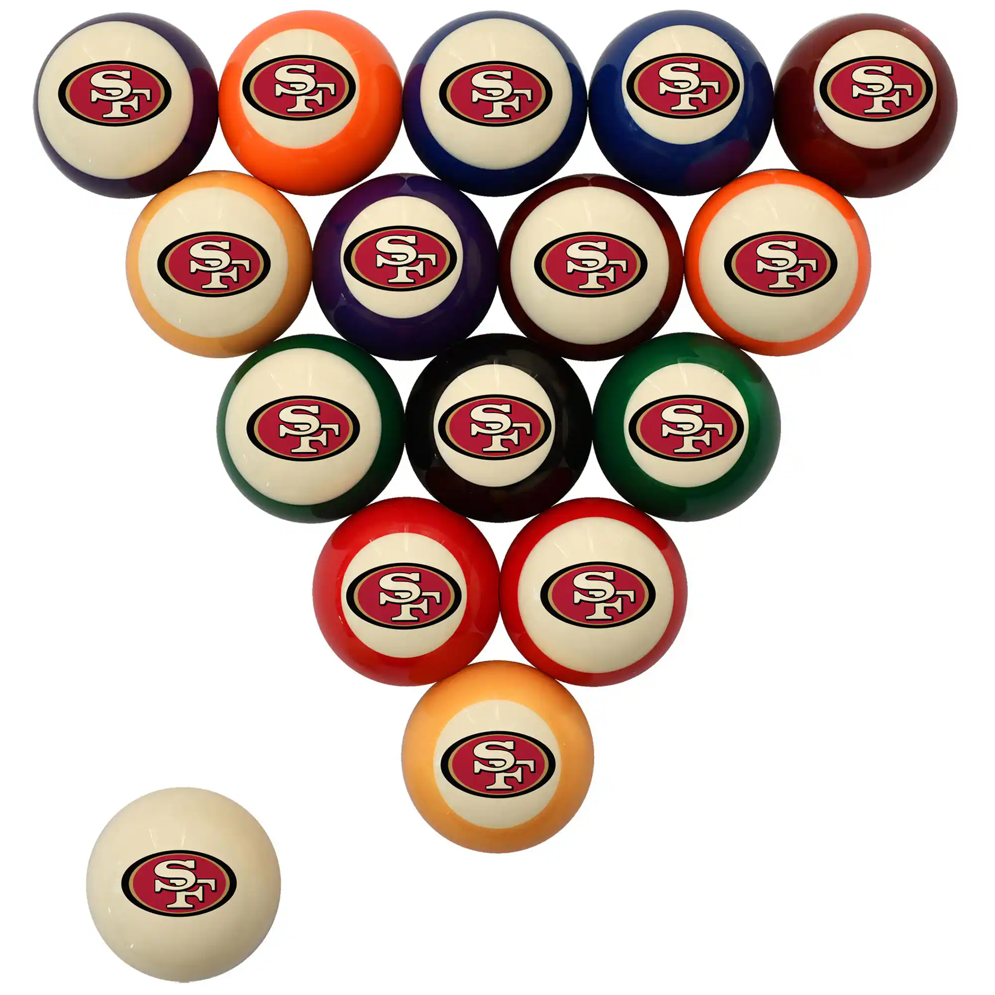 Imperial - San Francisco 49ers Retro Billiard Ball Set - Cream