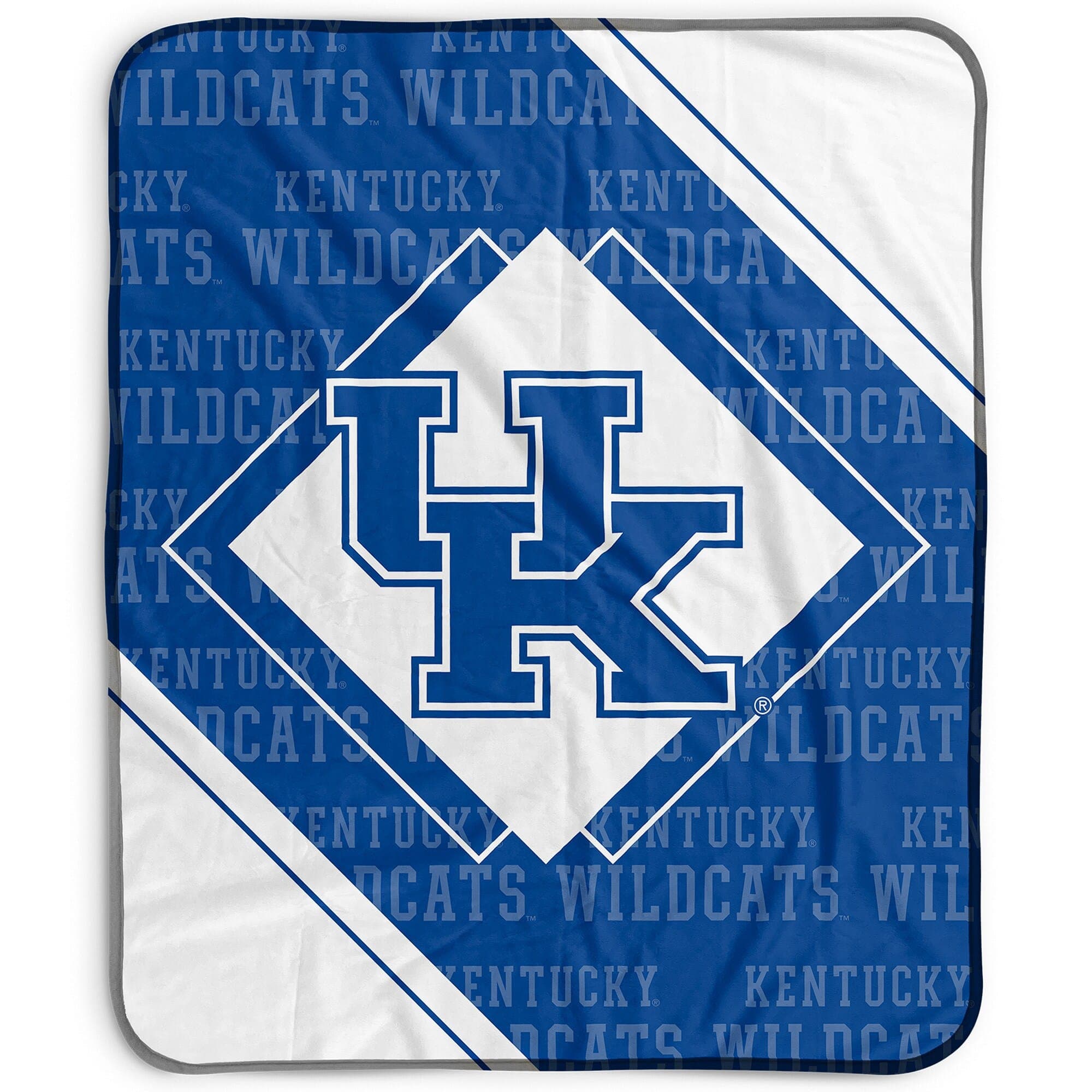 Pegasus - Kentucky Wildcats 50" x 60" Diamond Logo Fleece Blanket - Multicolor