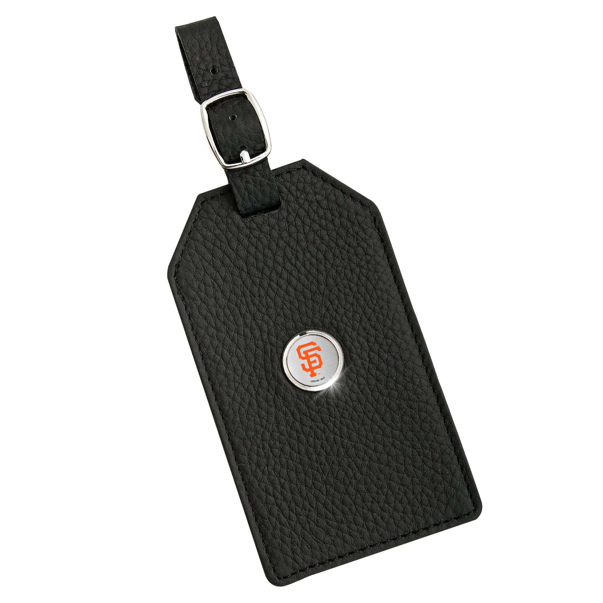 Jardine - San Francisco Giants Leather Luggage Tag - Black