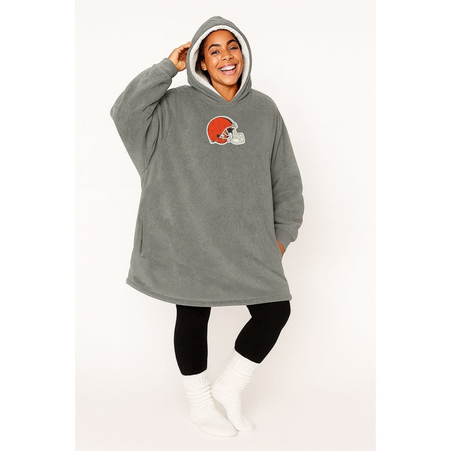 Pegasus - Cleveland Browns 54" x 72" Big Logo Wearable Blanket - Multicolor