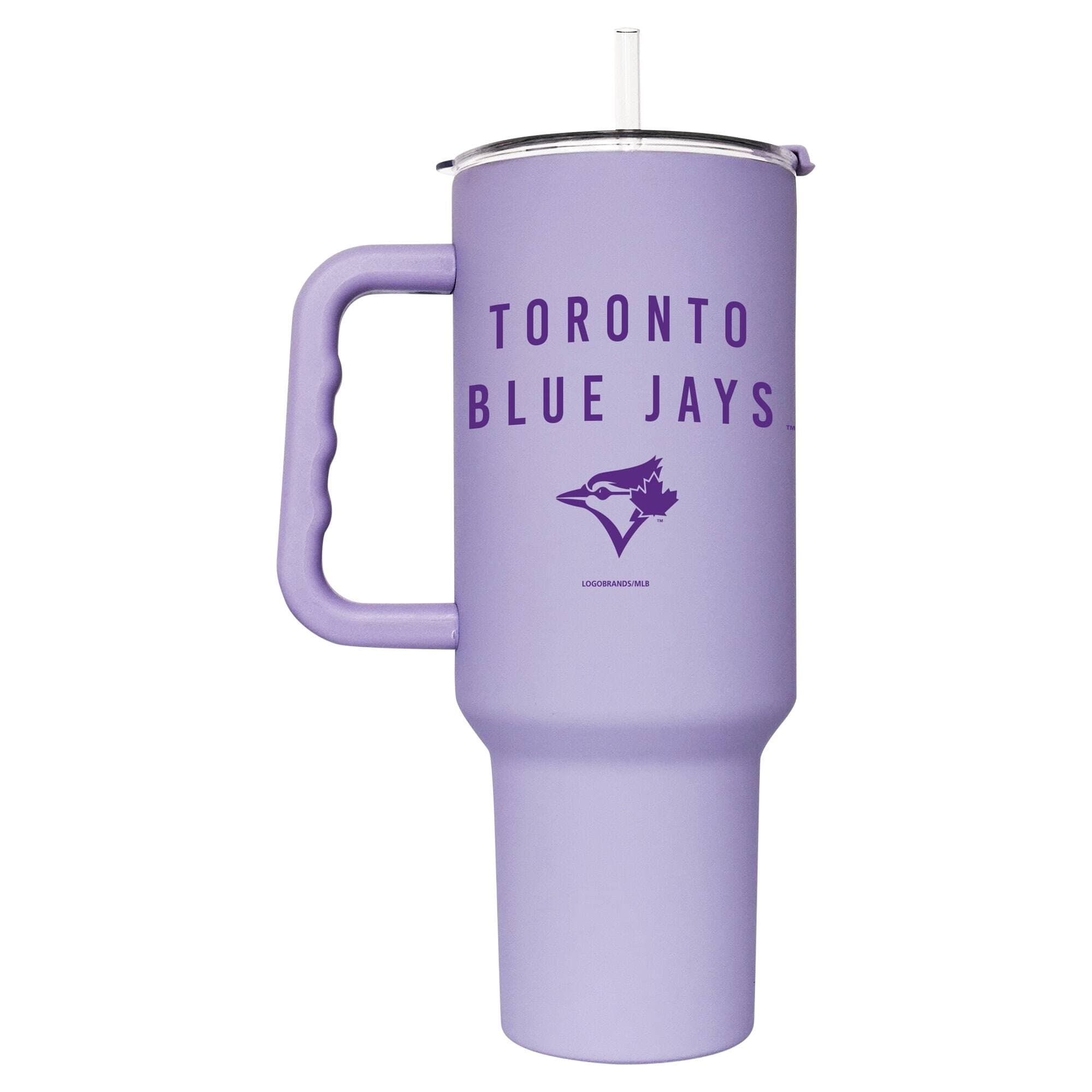 Logo Brands - Toronto Blue Jays 40oz. Lavender Soft Touch Tumbler - Multicolor