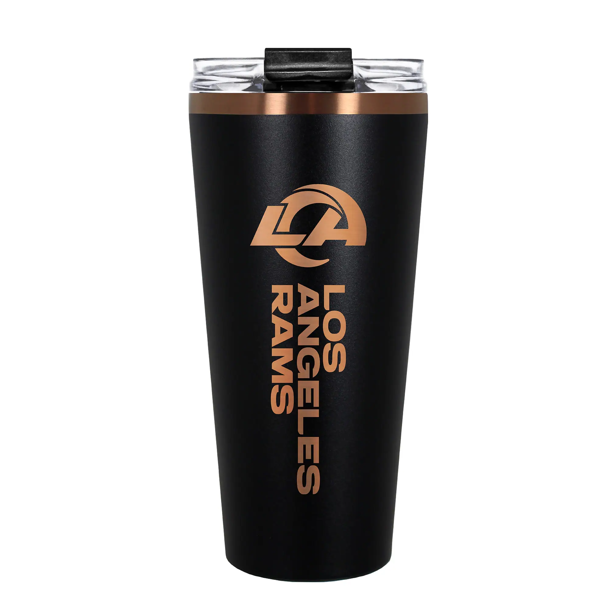Great American Products - Los Angeles Rams 30oz. Big Slim Tumbler - Black