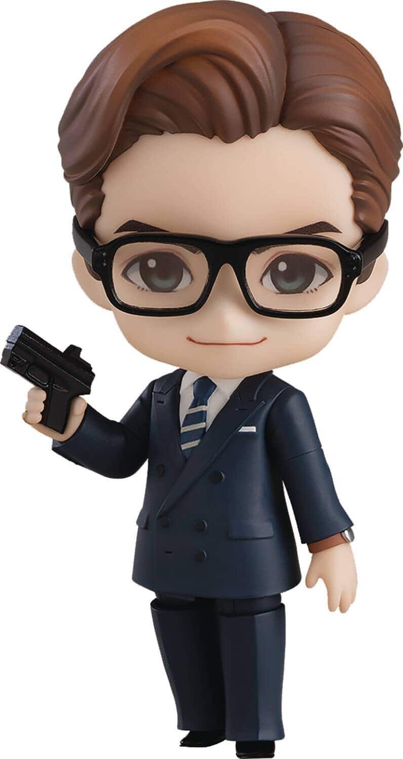 Good Smile Company - Kingsmen: Golden Circle - Gary Eggsy Unwin Nendoroid Action Figure (Mr) - Collectibles - Multicolor