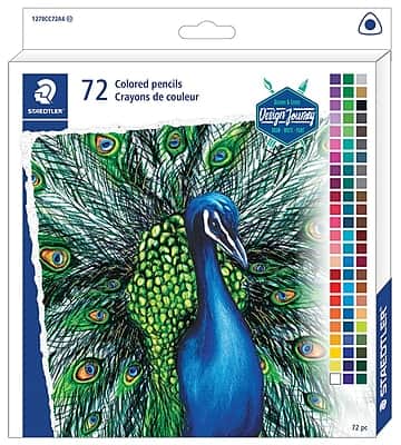 Staedtler - Triangular Professional Colored Pencils, Colors, 72/Pack (1278CC72A6) - Assorted