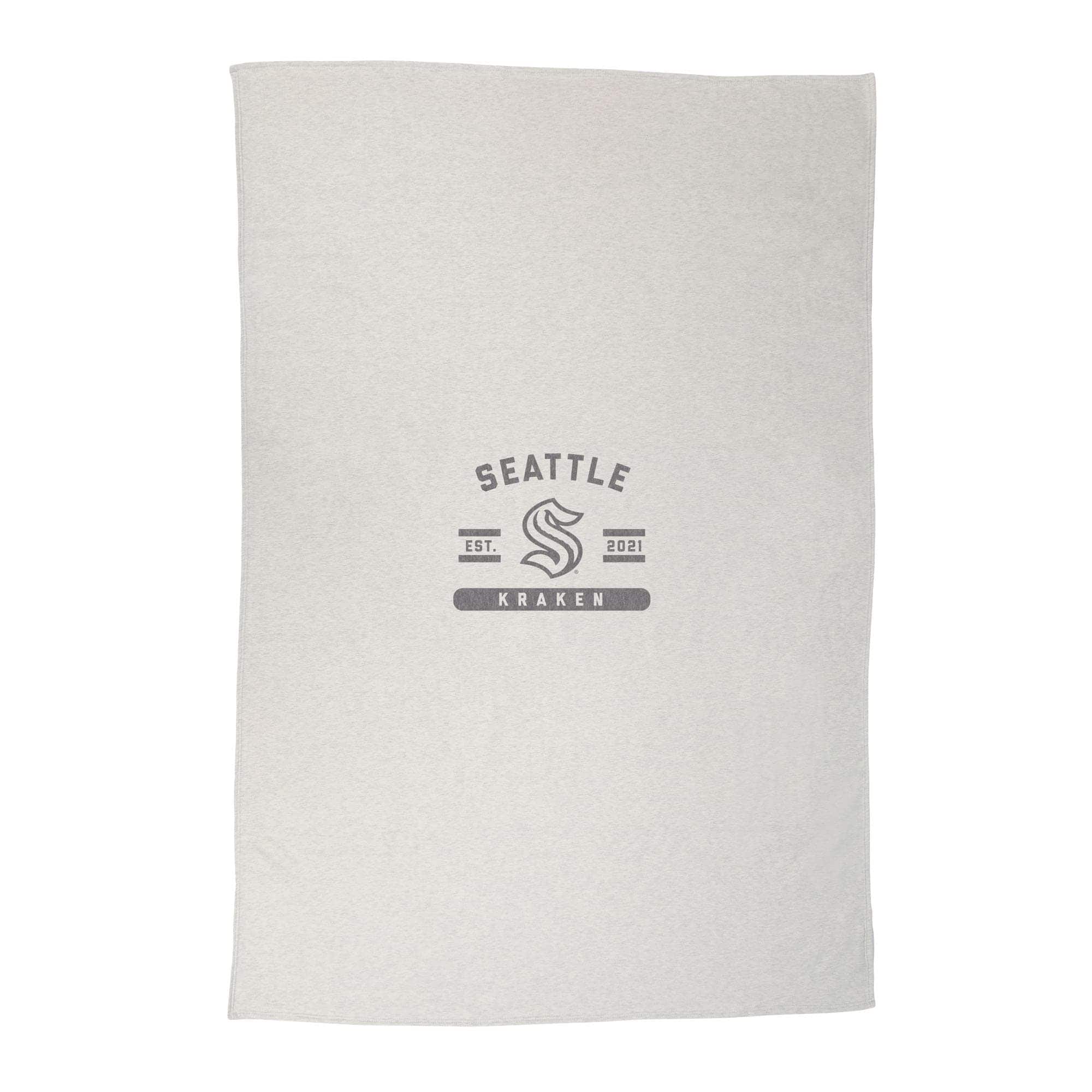 Logo Brands - Seattle Kraken 54'' x 84'' Sweatshirt Blanket - Multicolor