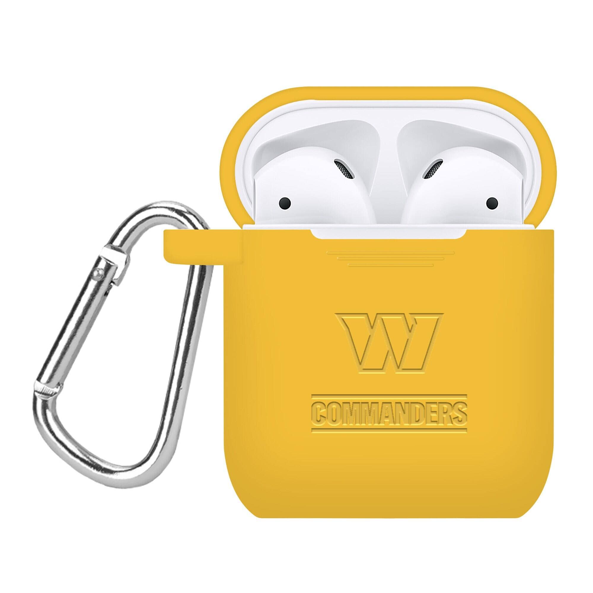 Artinian - Washington Commanders Silicone AirPods Case Cover - Multicolor