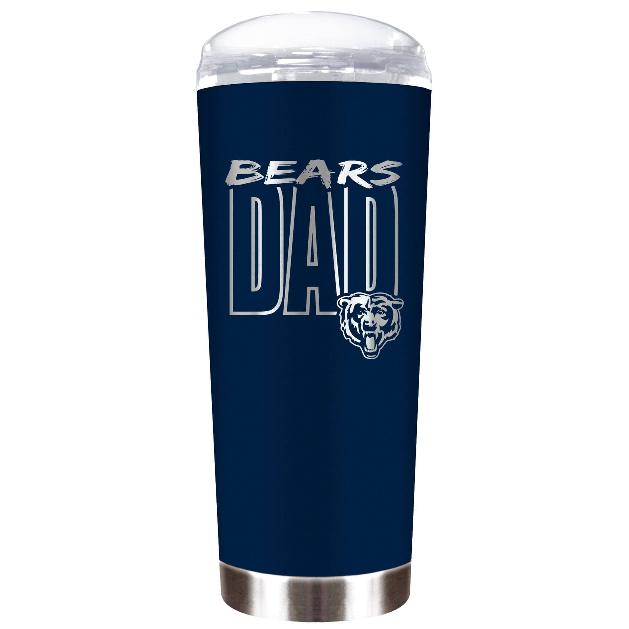 Great American Products - Chicago Bears Dad 18oz. Roadie Tumbler - Multicolor