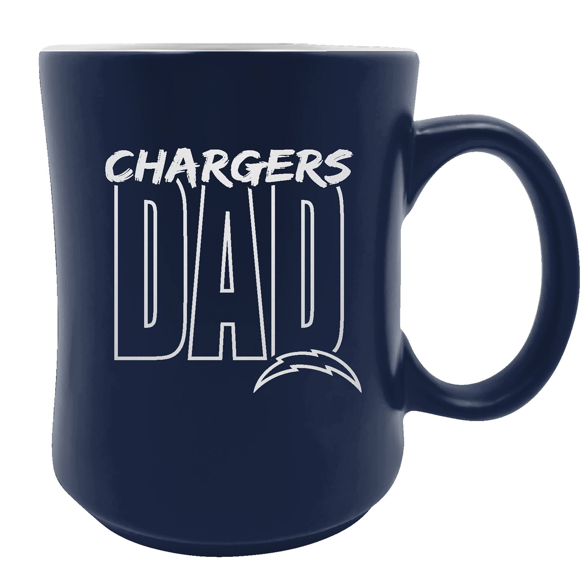 Great American Products - Los Angeles Chargers Dad 19oz. Starter Mug - Multicolor