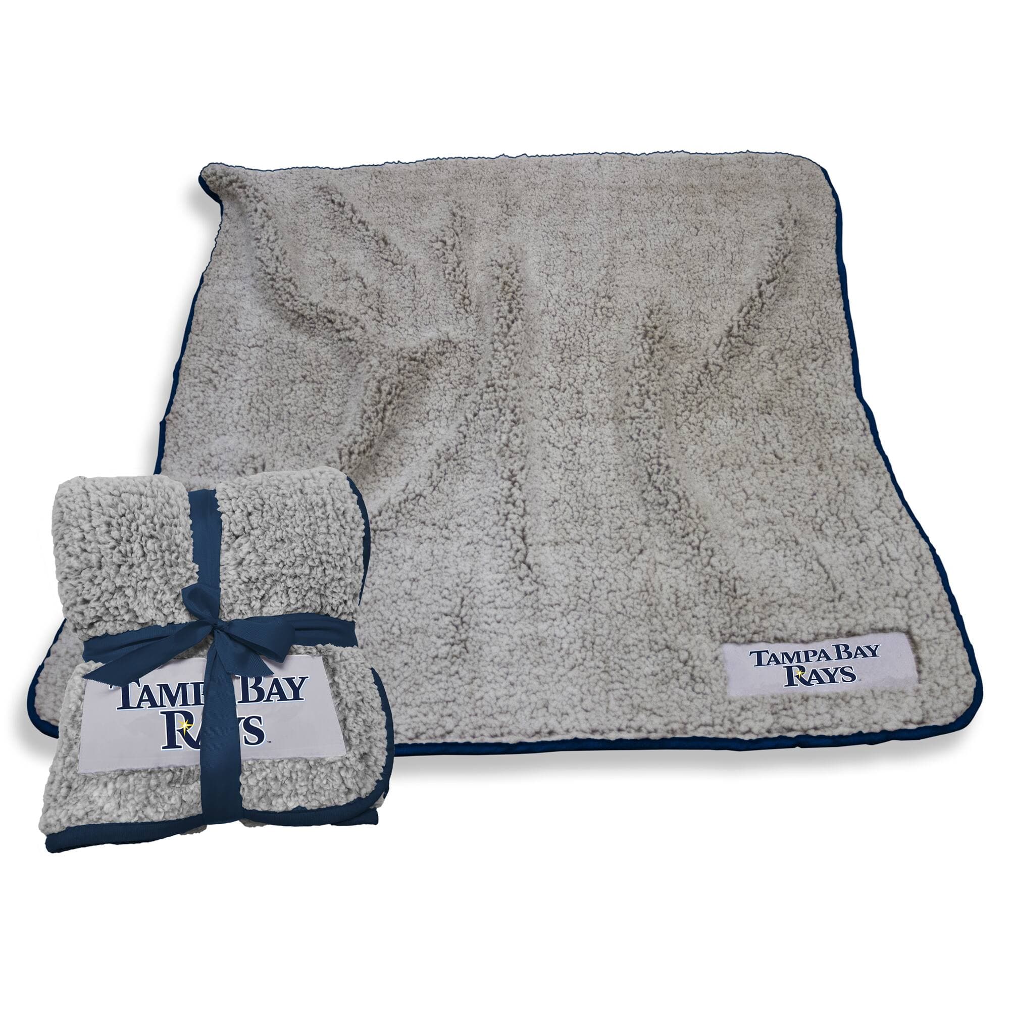 Logo Brands - Tampa Bay Rays 50" x 60" Frosty Fleece Team Blanket - Multicolor