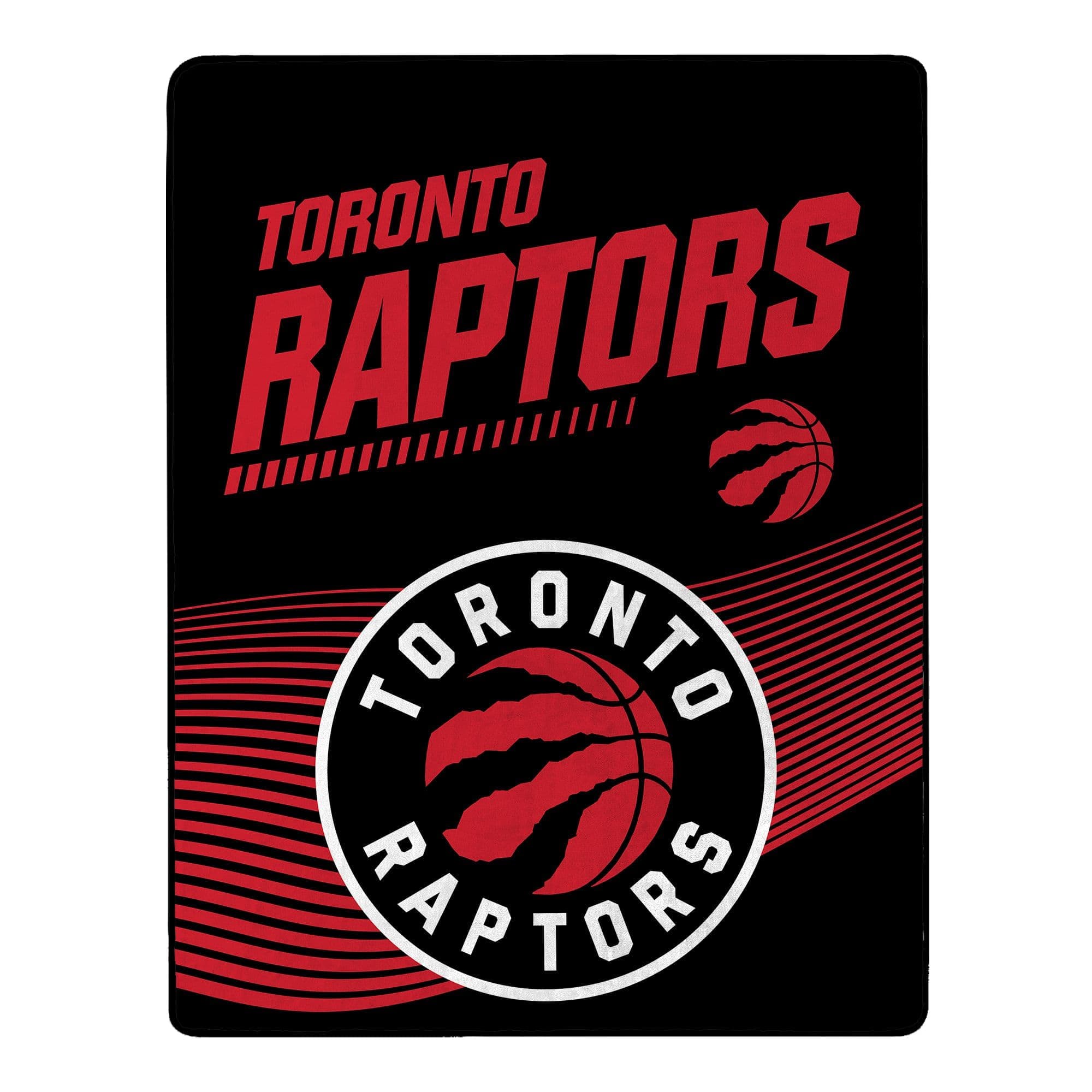 Sweet Home Collection - NBA Toronto Raptors 60" x 80" Raschel Throw Blanket - Black