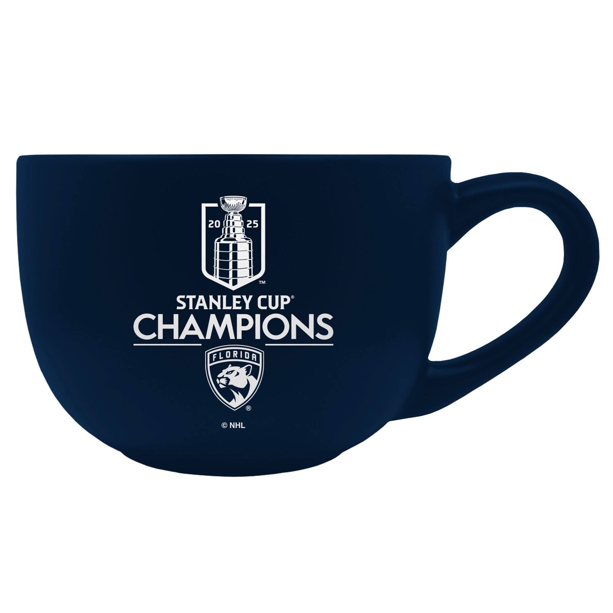 Great American Products - Florida Panthers 2025 Stanley Cup Champions 23oz. Ceramic Double Mug - Blue