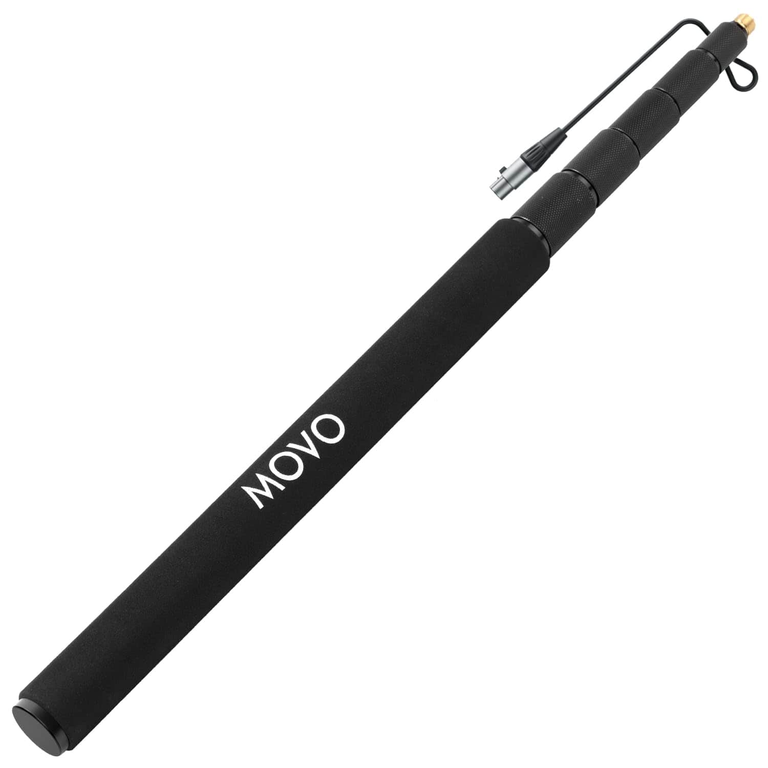 MOVO - CMP-17C Professional 9.8' Aluminum Boom Pole for Shotgun Microphones with Internal XLR Cable