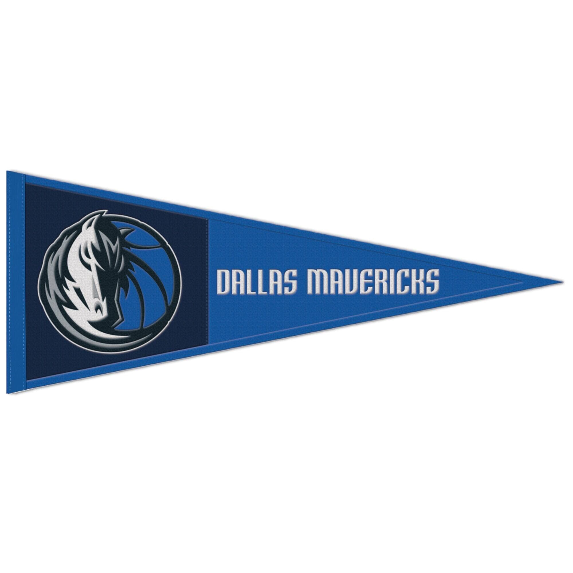 WinCraft - Dallas Mavericks 13" x 32" Wool Primary Logo Pennant - Multicolor
