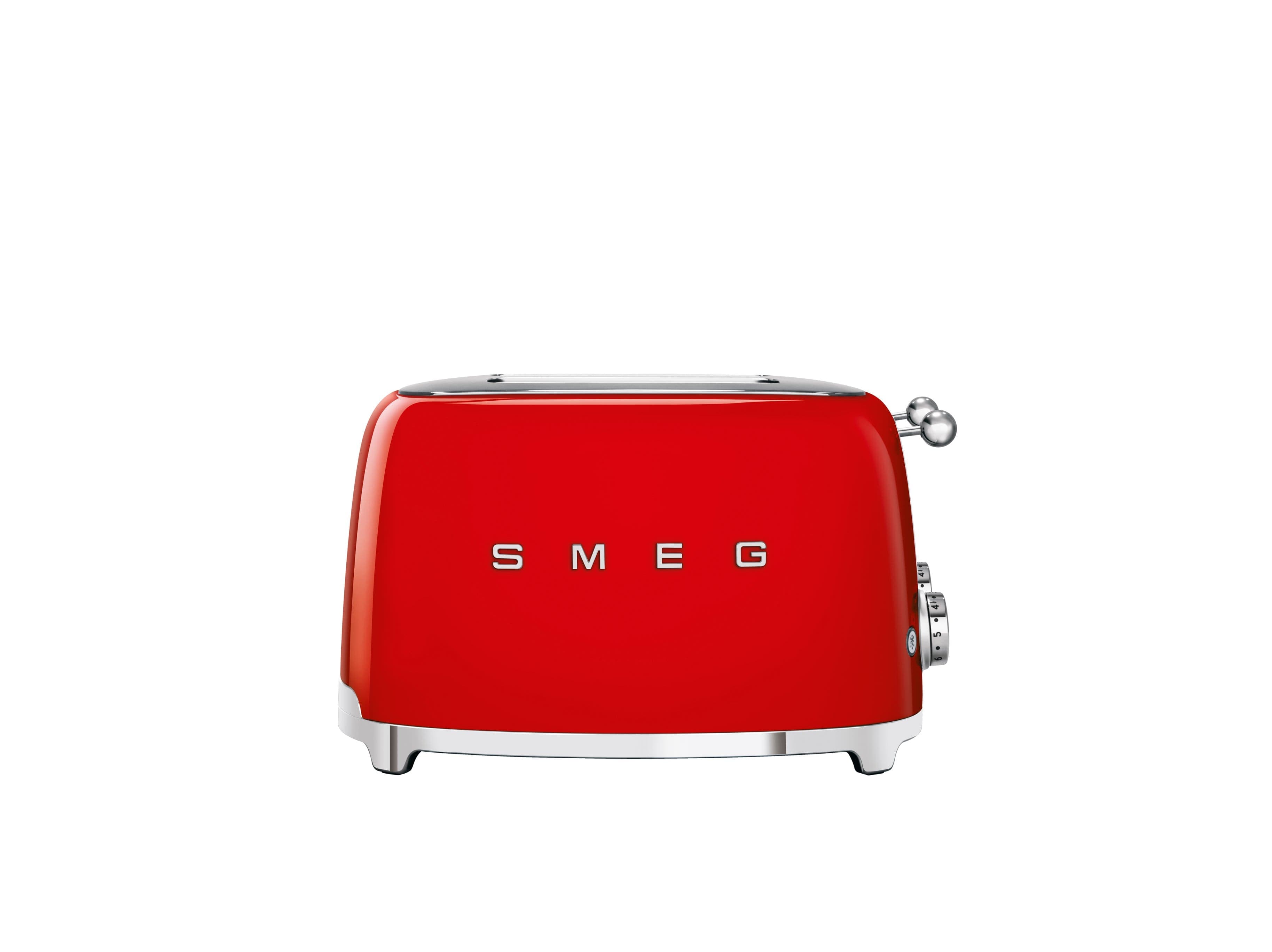 SMEG - TSF03 4-Slice Wide-Slot Toaster - Red